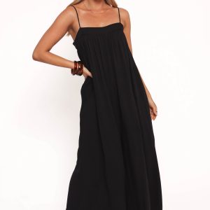 Abegail Flowy Jumpsuit - Black
