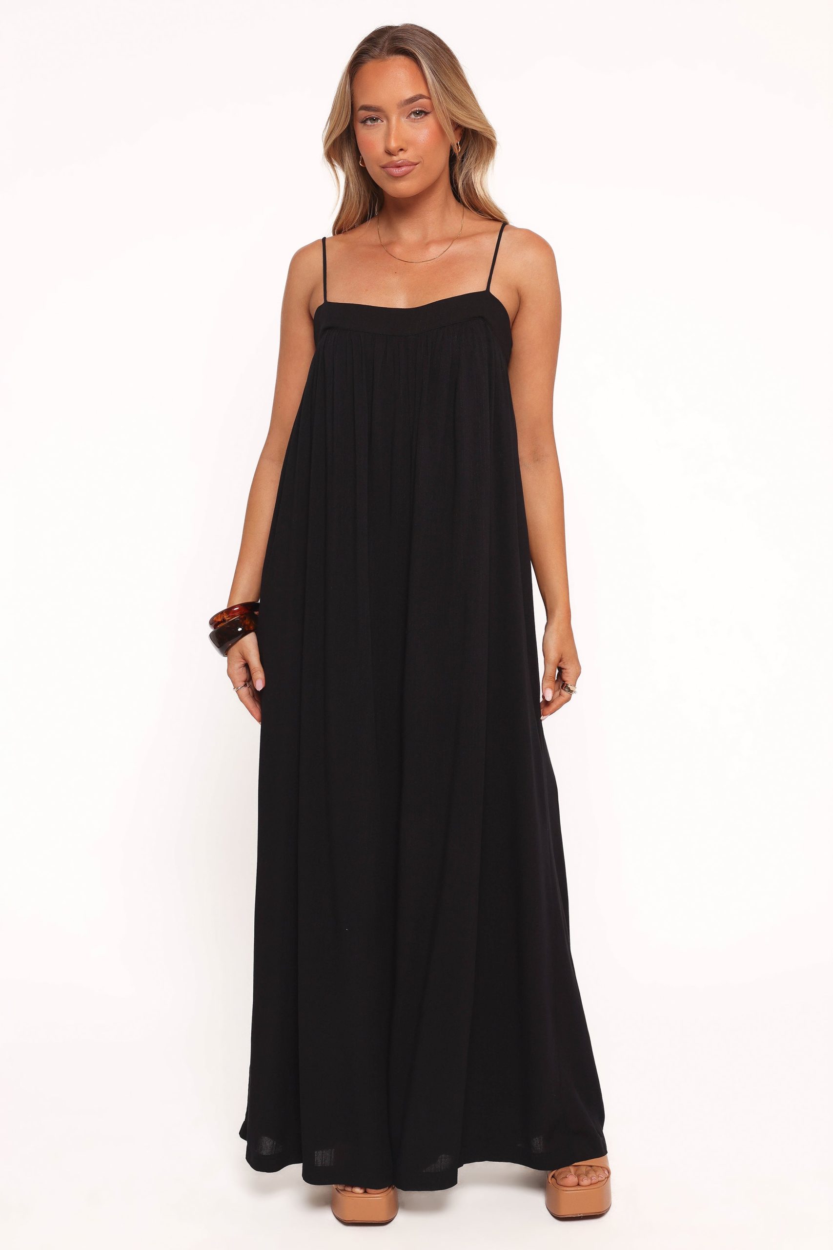 Abegail Flowy Jumpsuit - Black - Image 5