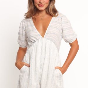 Aisley Romper - White