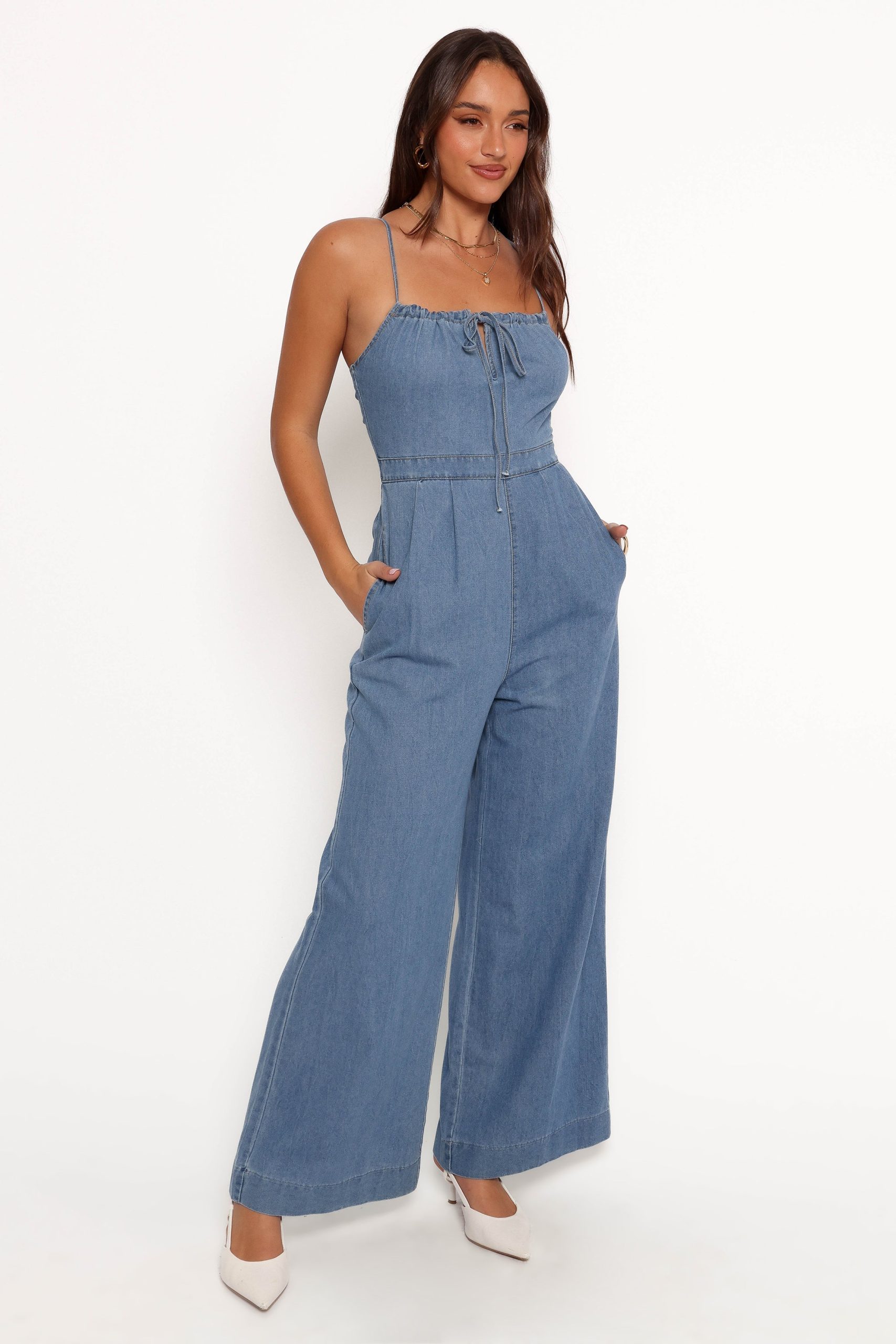 Alliah Jumpsuit - Medium Denim - Image 7