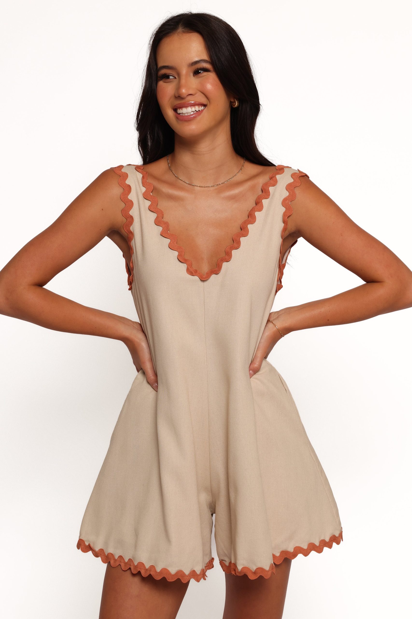 Aoife Romper - Natural Tan - Image 7