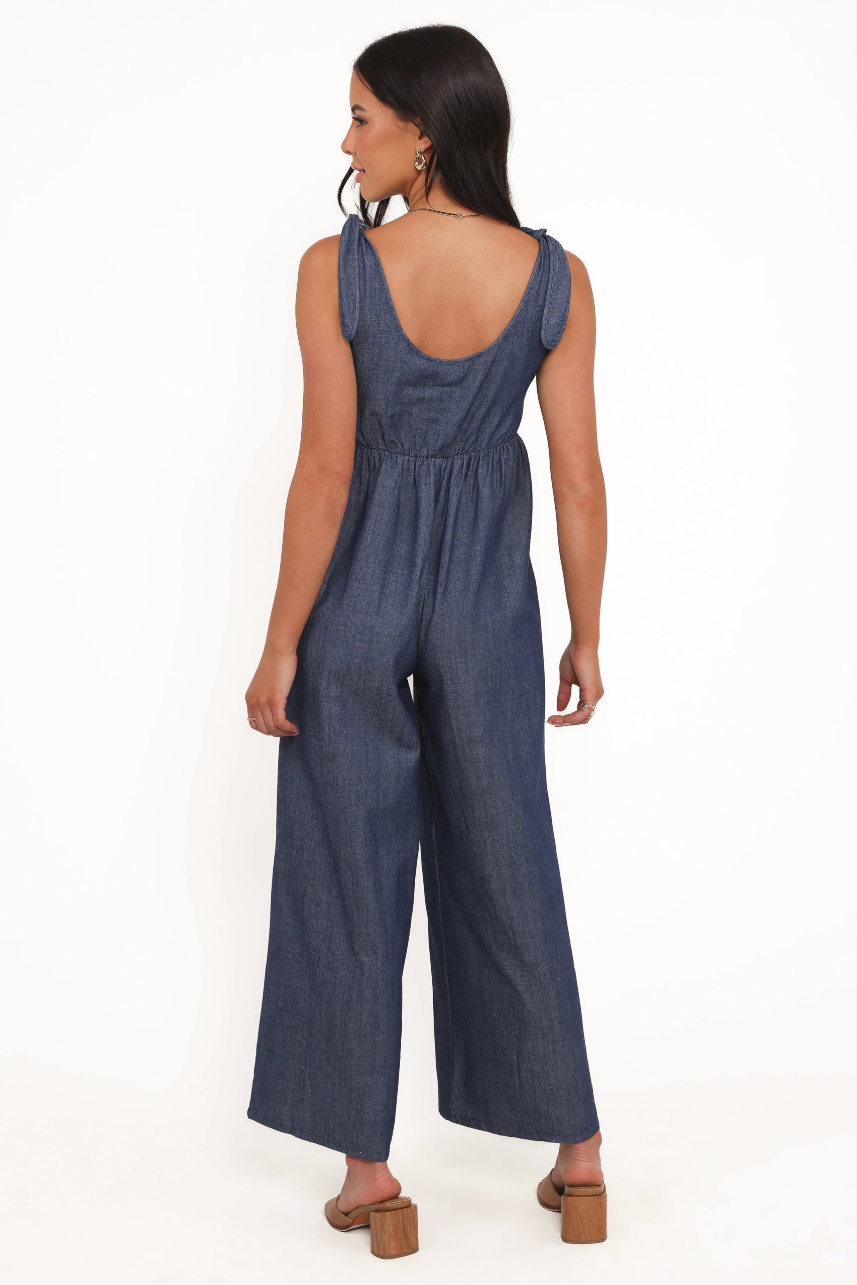 Ayla Chambray Jumpsuit - Denim - Image 5