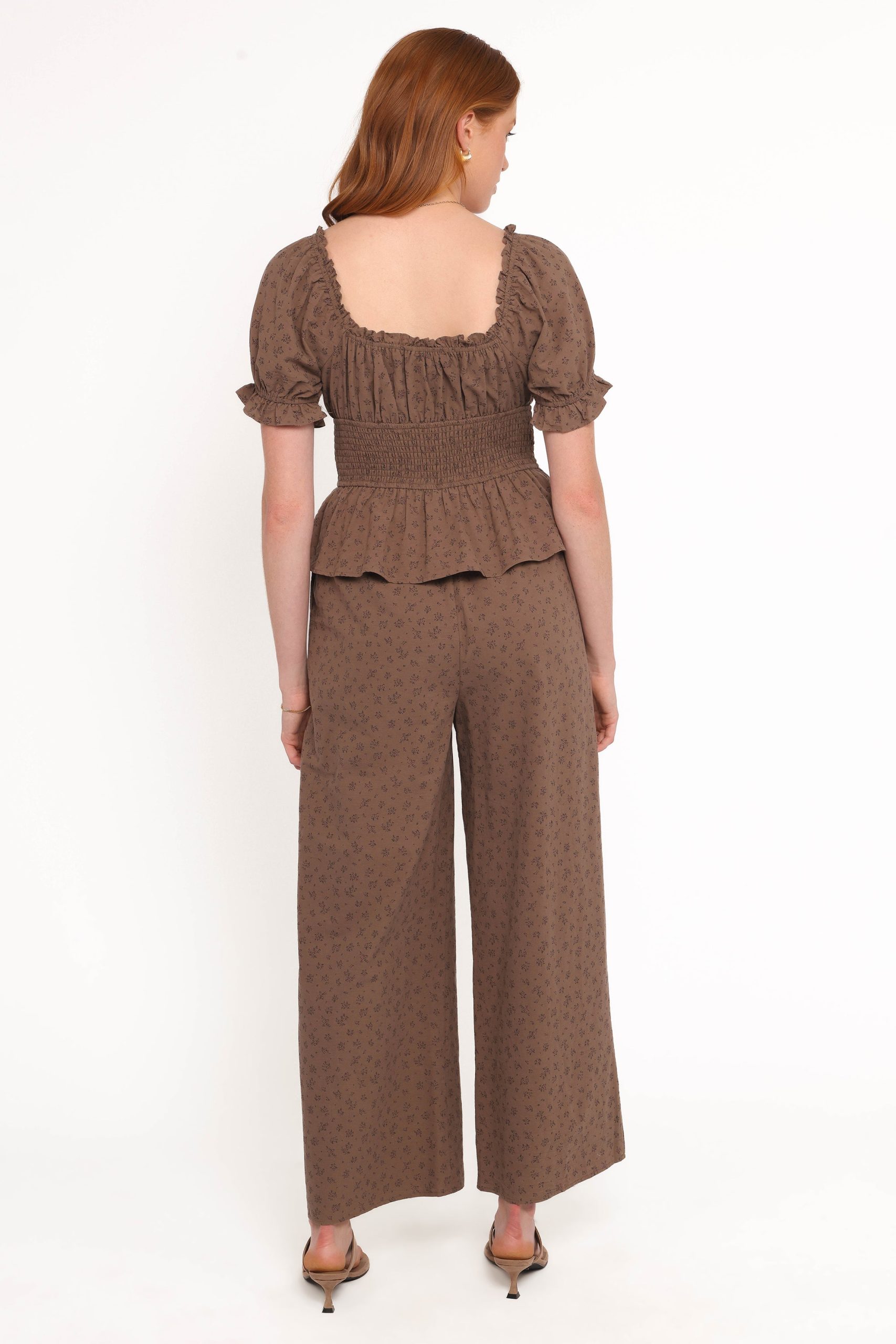 Bridget Jumpsuit - Taupe Purple Floral - Image 4