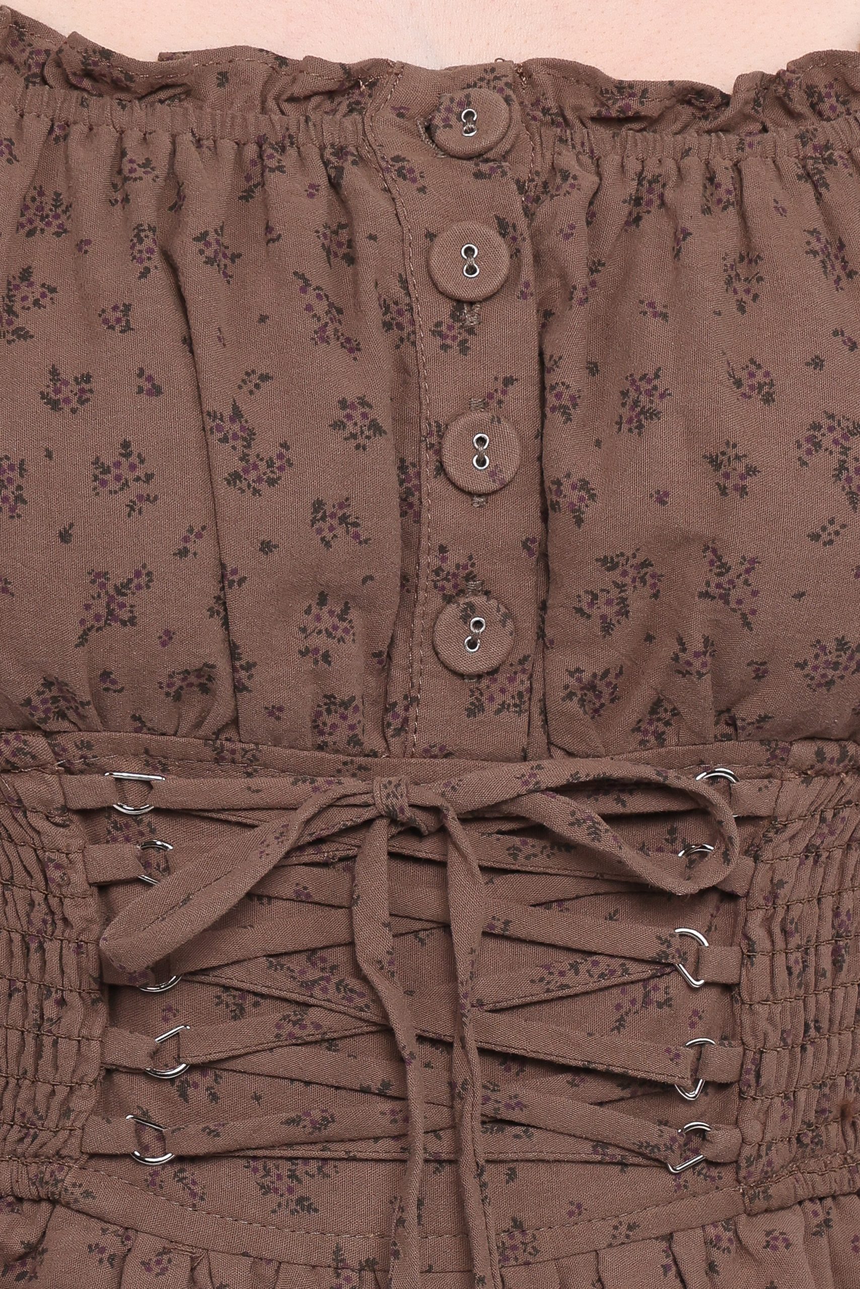 Bridget Jumpsuit - Taupe Purple Floral - Image 5