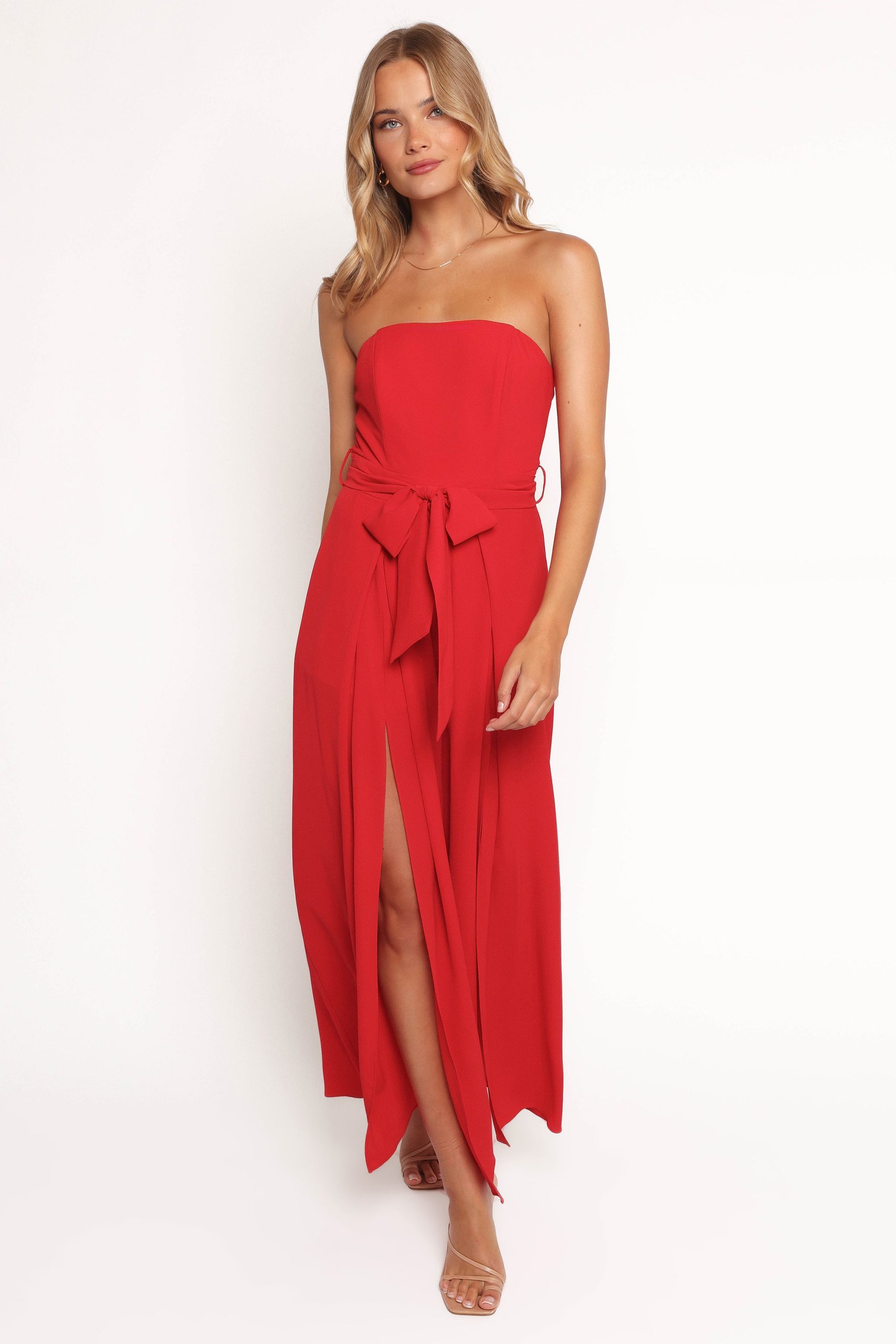 Chanellie Jumpsuit - Red - Image 2