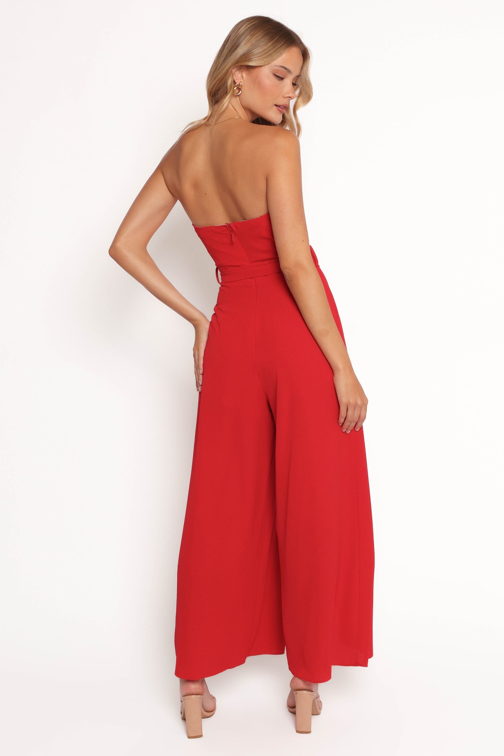 Chanellie Jumpsuit - Red - Image 3