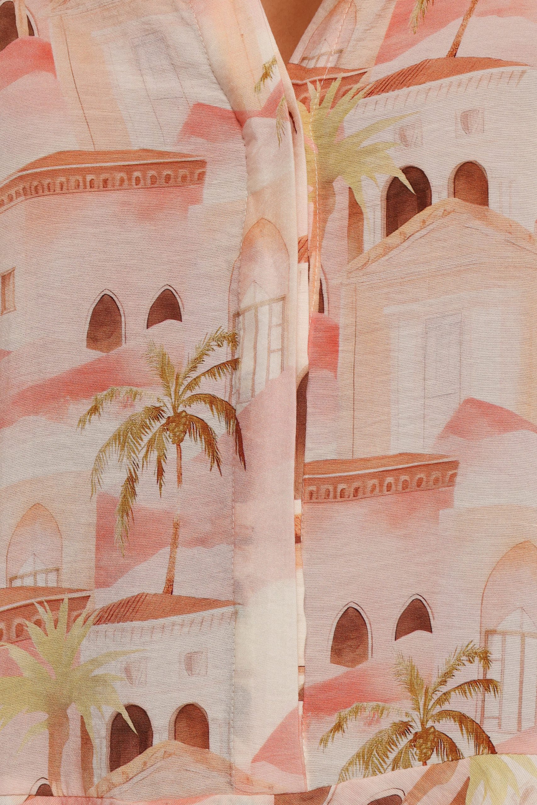Cowper Romper - Tan Print - Image 9