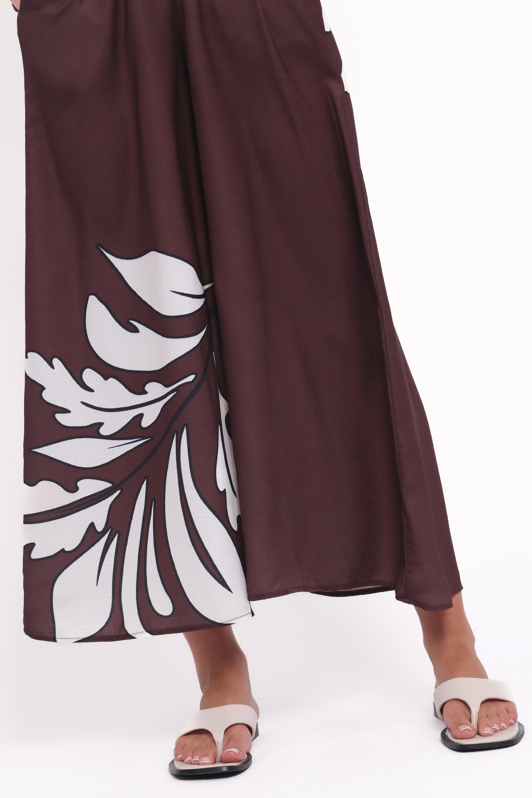 Delfina Jumpsuit - Brown Palm - Image 6