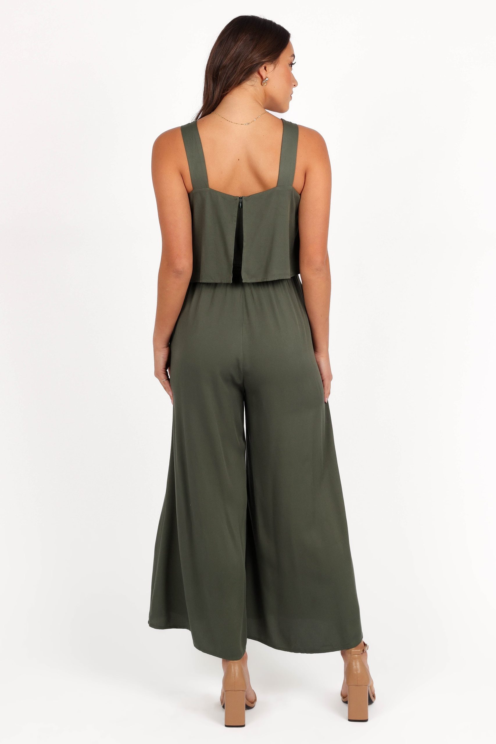 Delia Jumpsuit - Khaki - Image 4