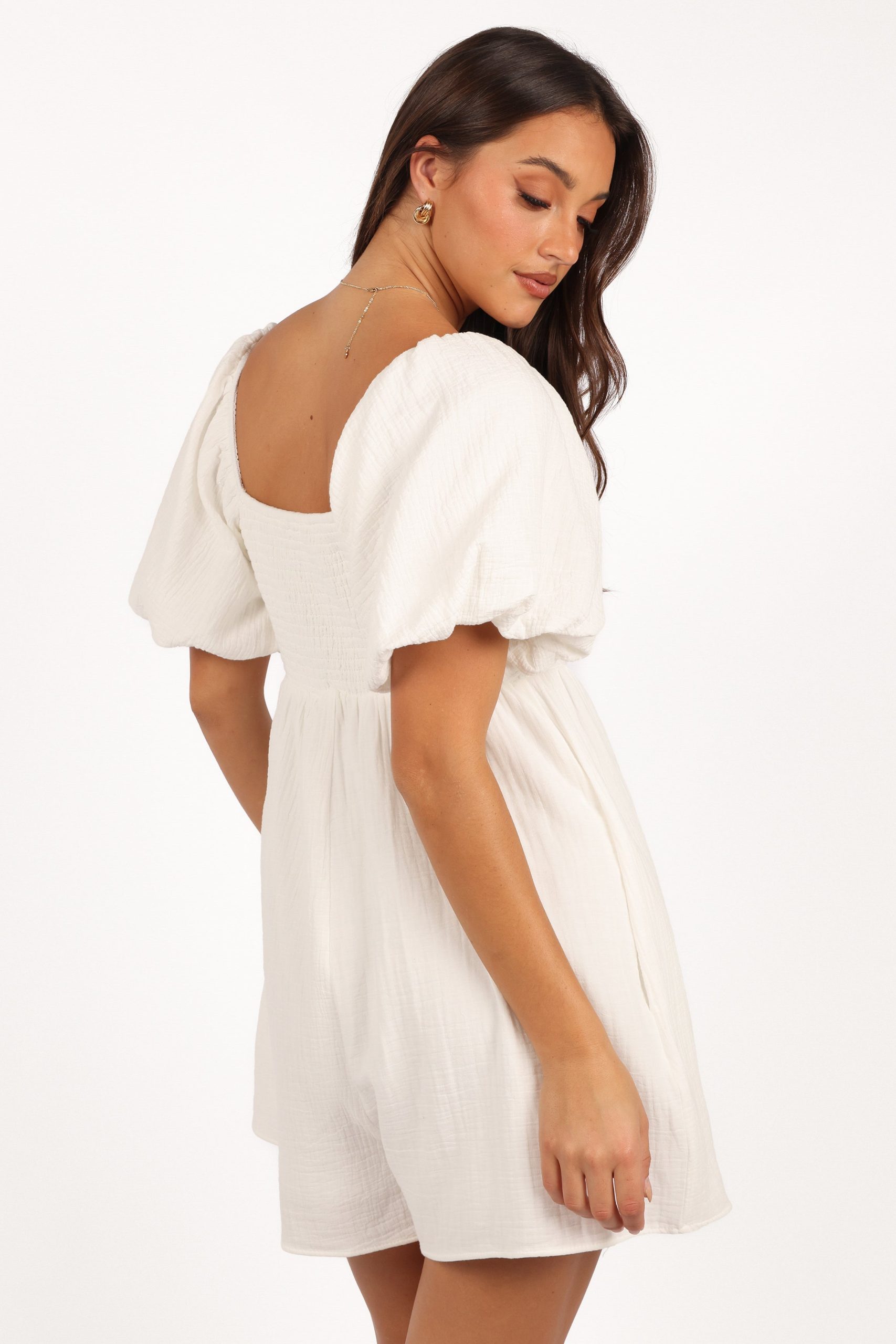 Elise Romper - White - Image 4