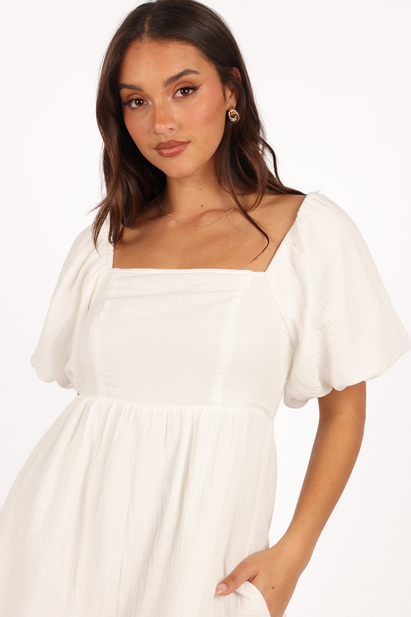 Elise Romper - White - Image 6