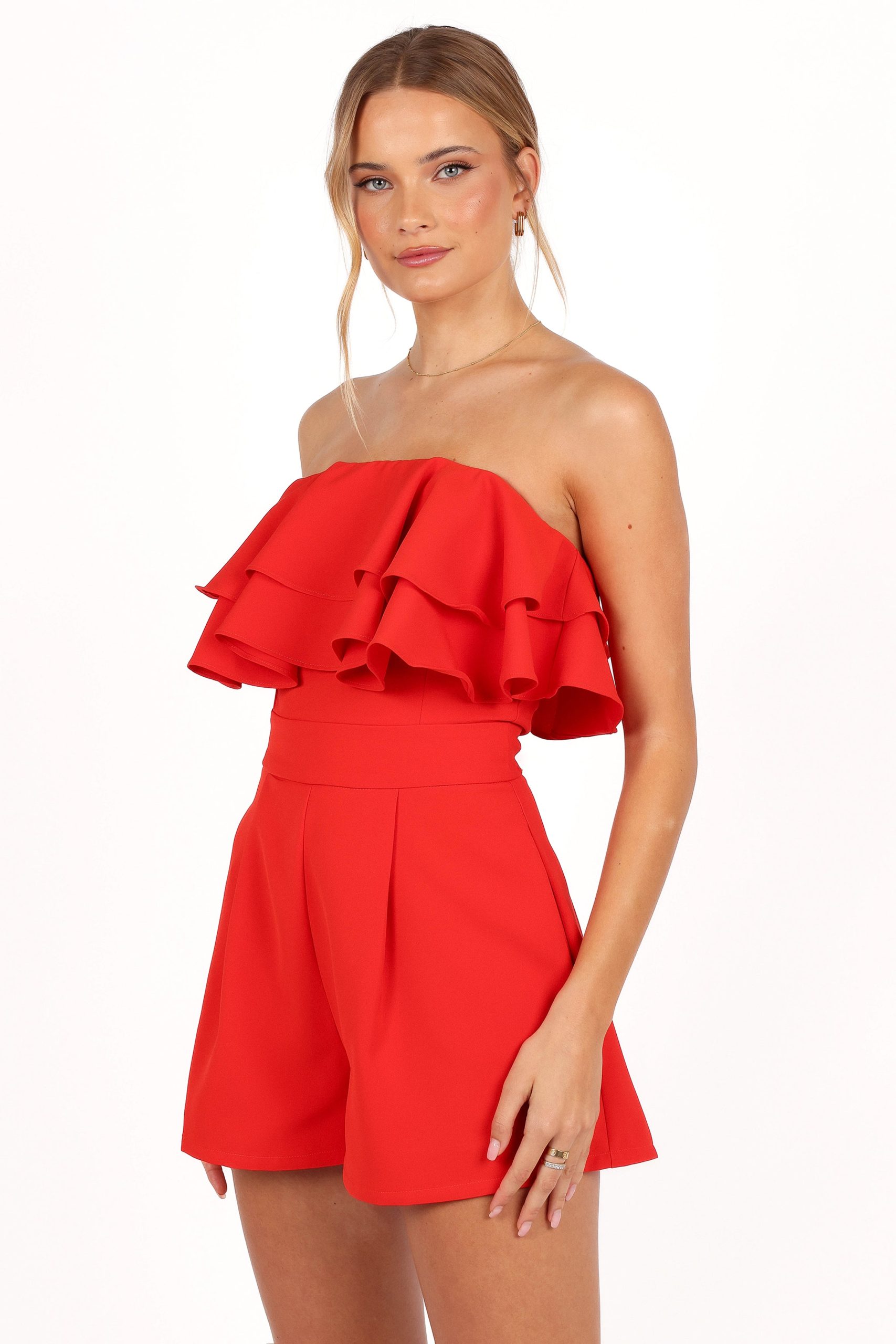 Elliott Romper - Red - Image 3