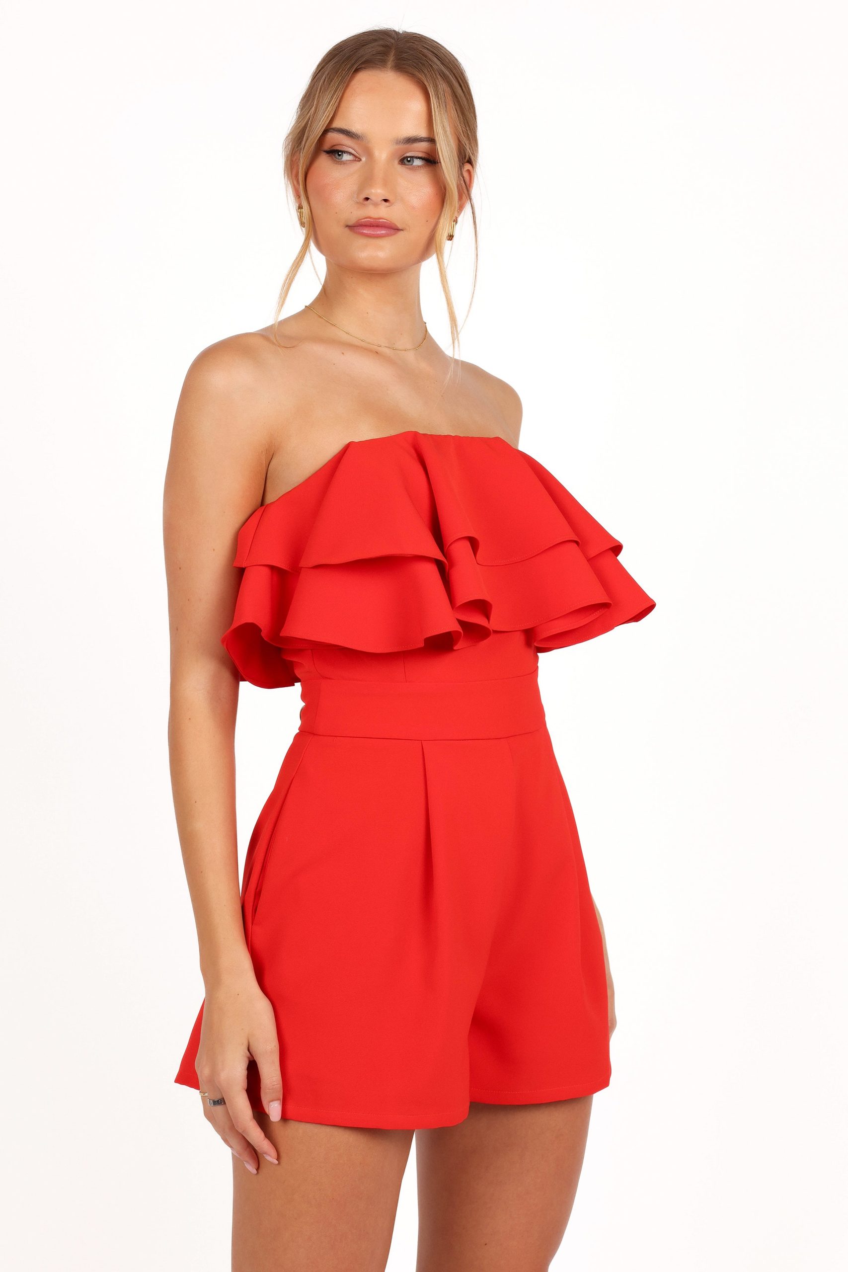 Elliott Romper - Red - Image 5