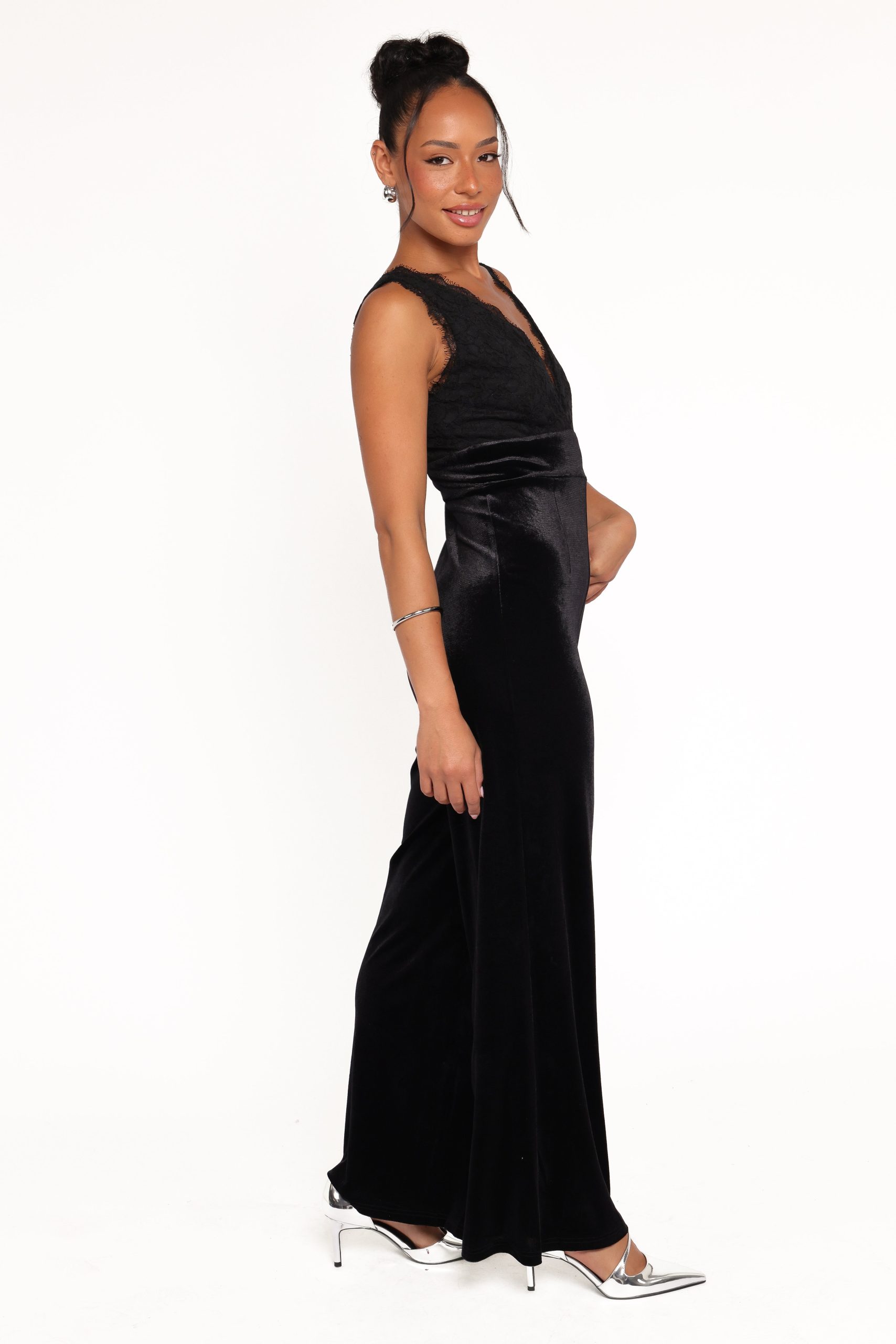Eloise Jumpsuit - Black Velvet - Image 4