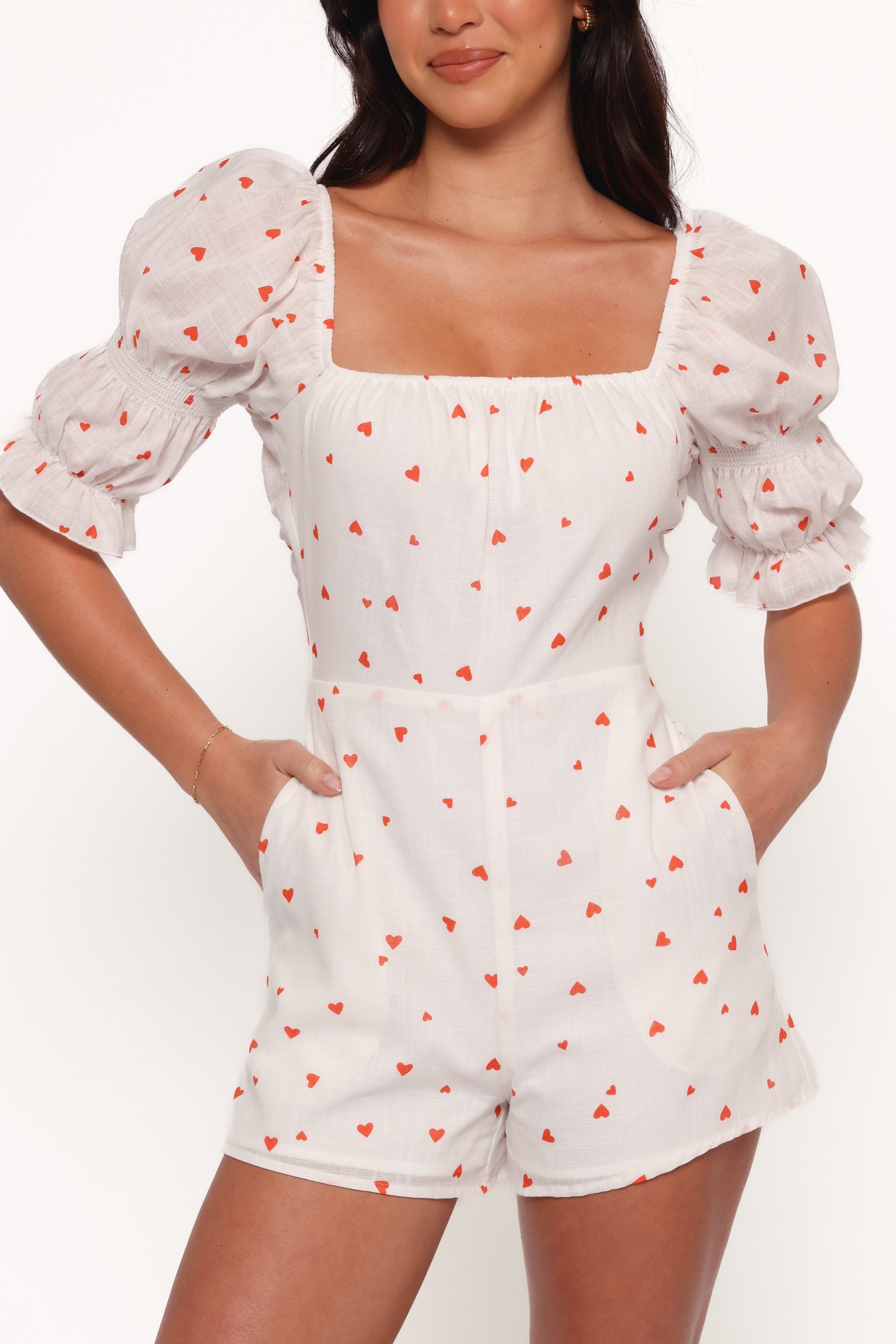 Emerson Romper - Ditsy Heart - Image 8