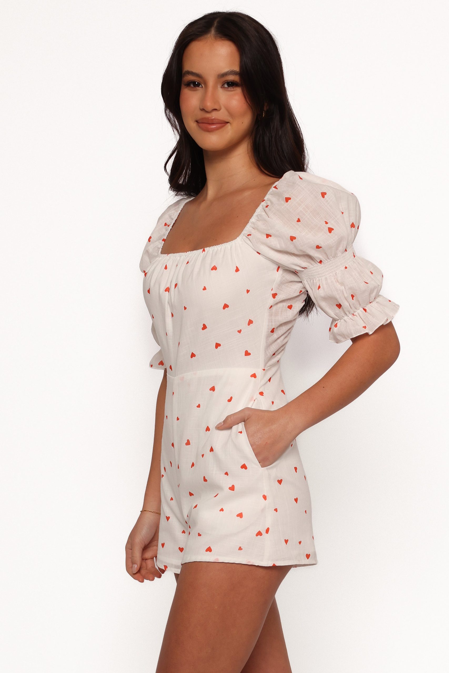 Emerson Romper - Ditsy Heart - Image 5