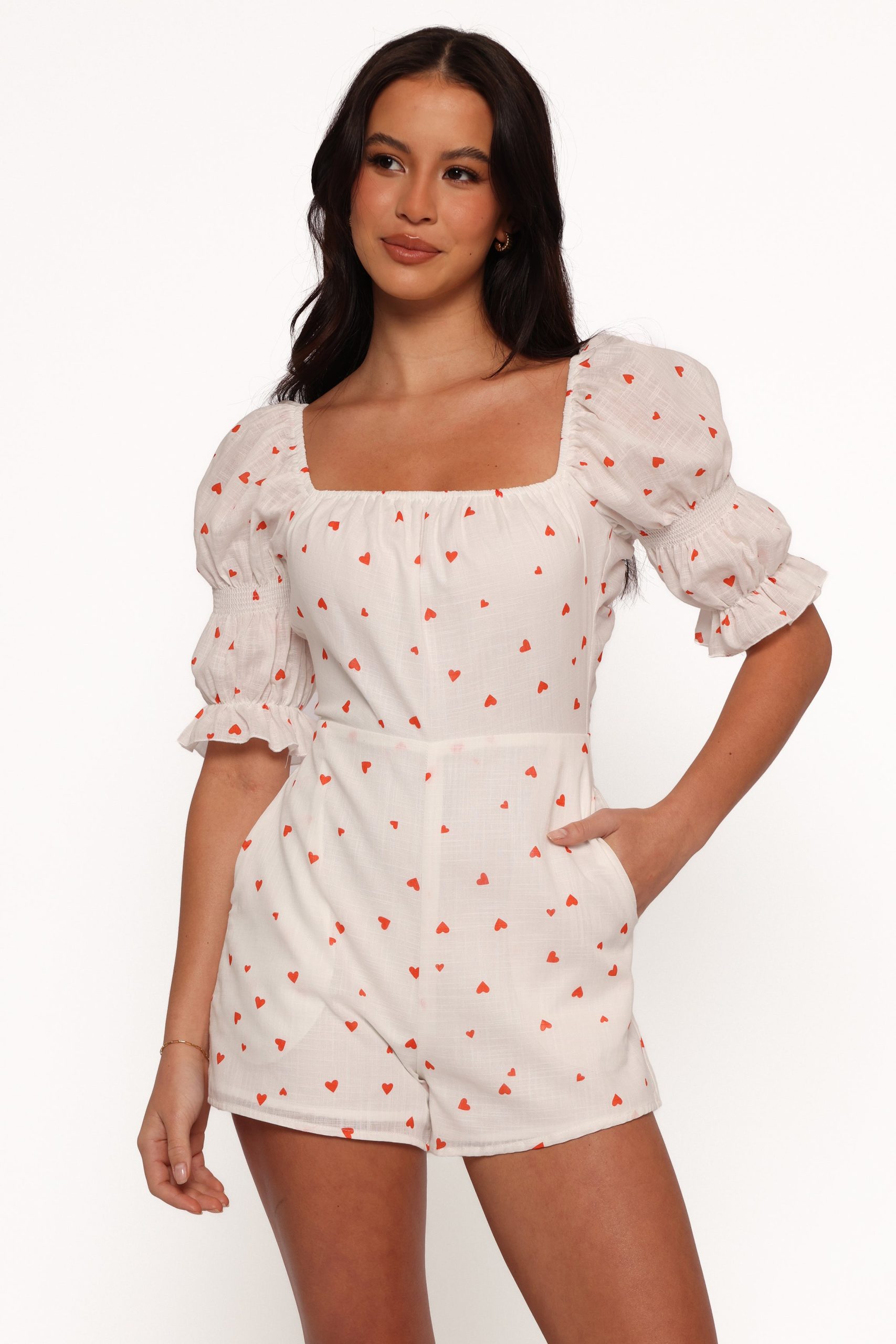 Emerson Romper - Ditsy Heart - Image 3
