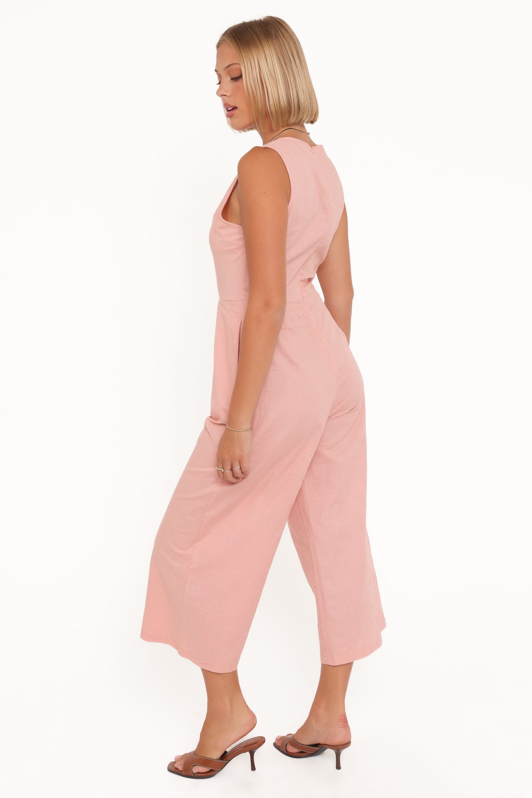 Ester Jumpsuit - Pale Pink - Image 4