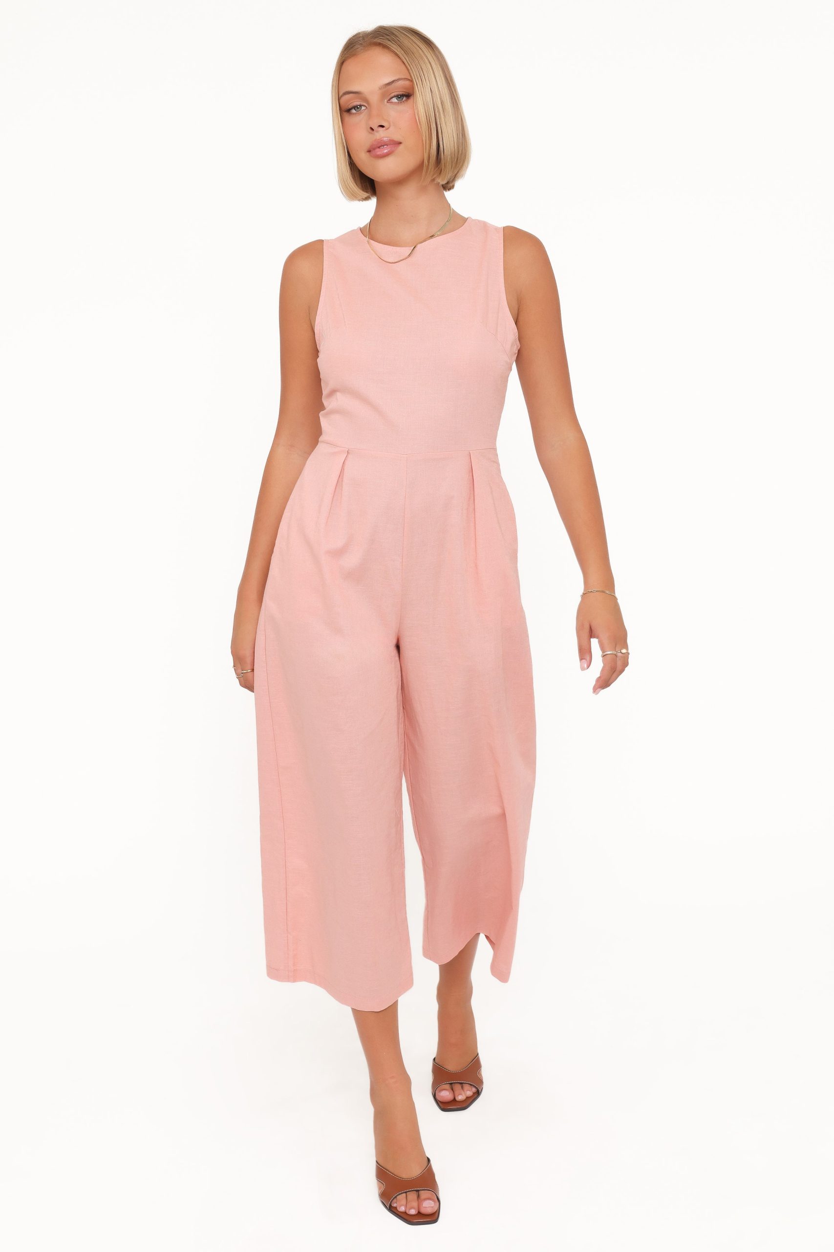 Ester Jumpsuit - Pale Pink - Image 5