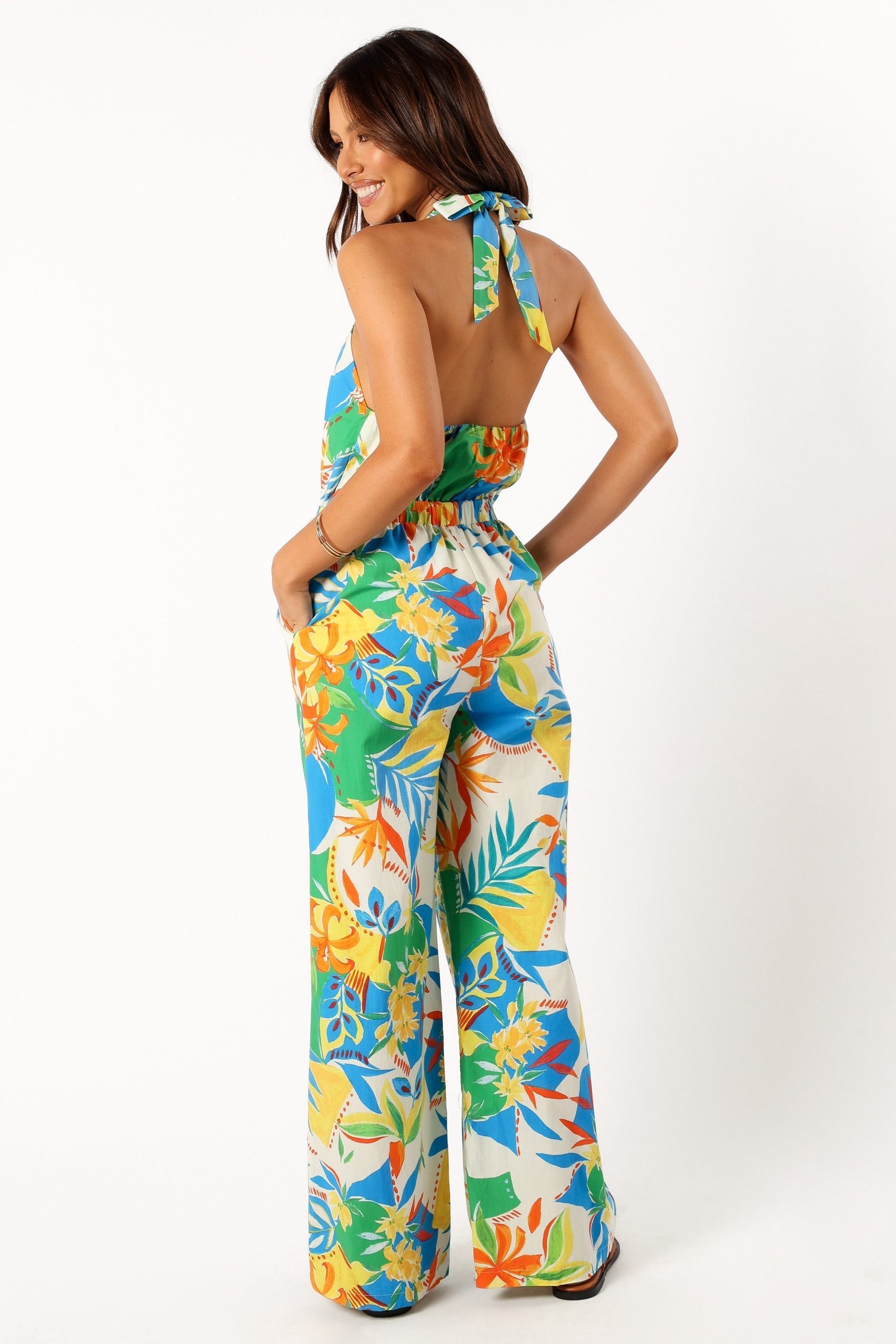 Harriet Halter Jumpsuit - Malta Print - Image 6