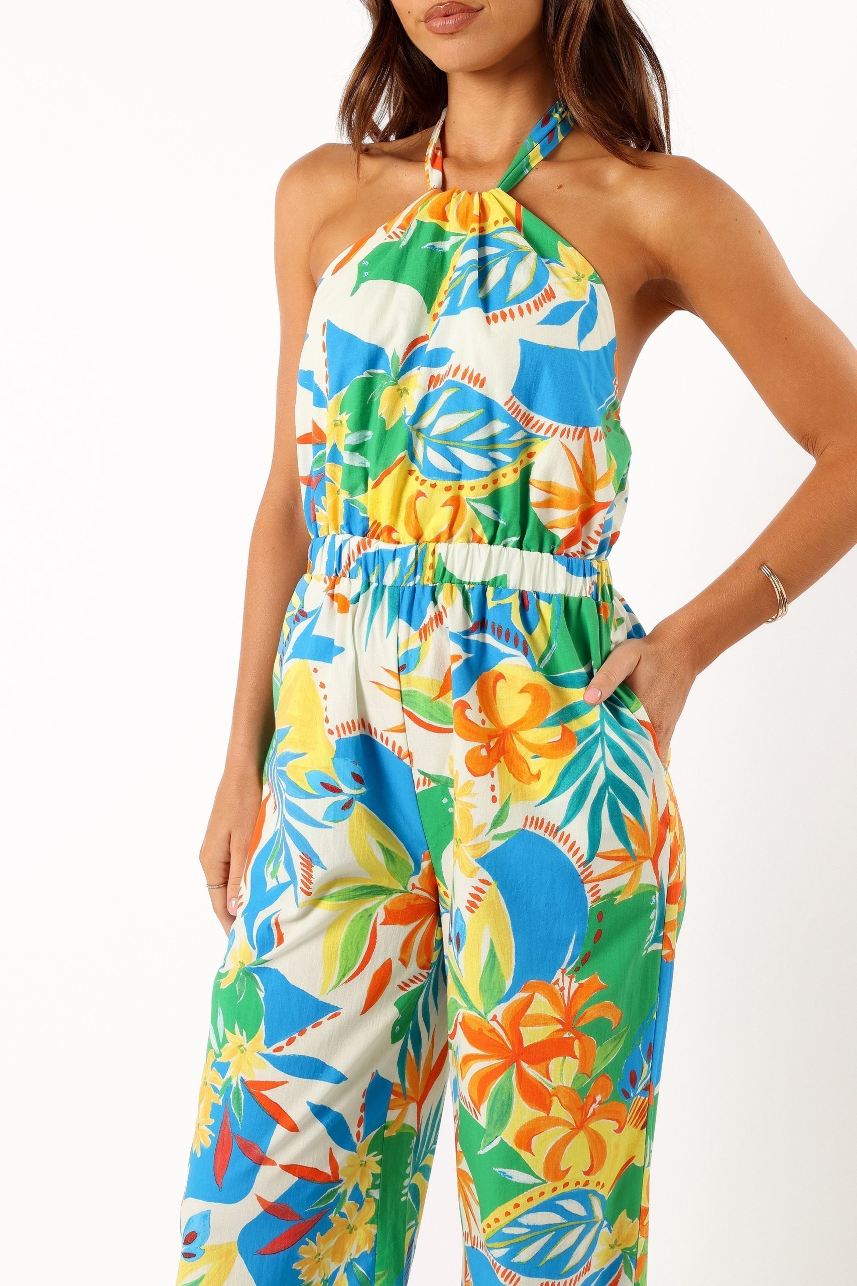 Harriet Halter Jumpsuit - Malta Print - Image 7