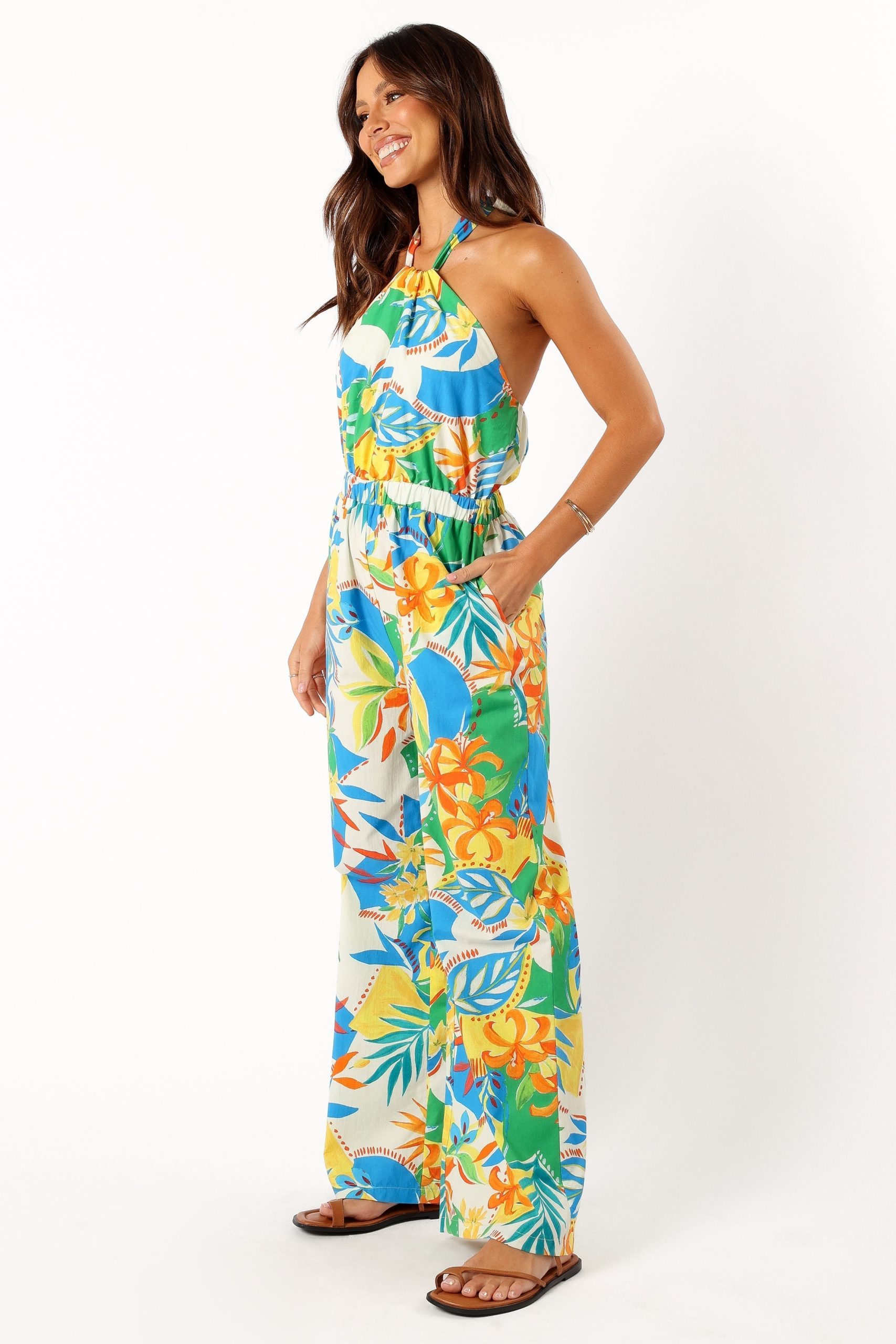 Harriet Halter Jumpsuit - Malta Print - Image 5