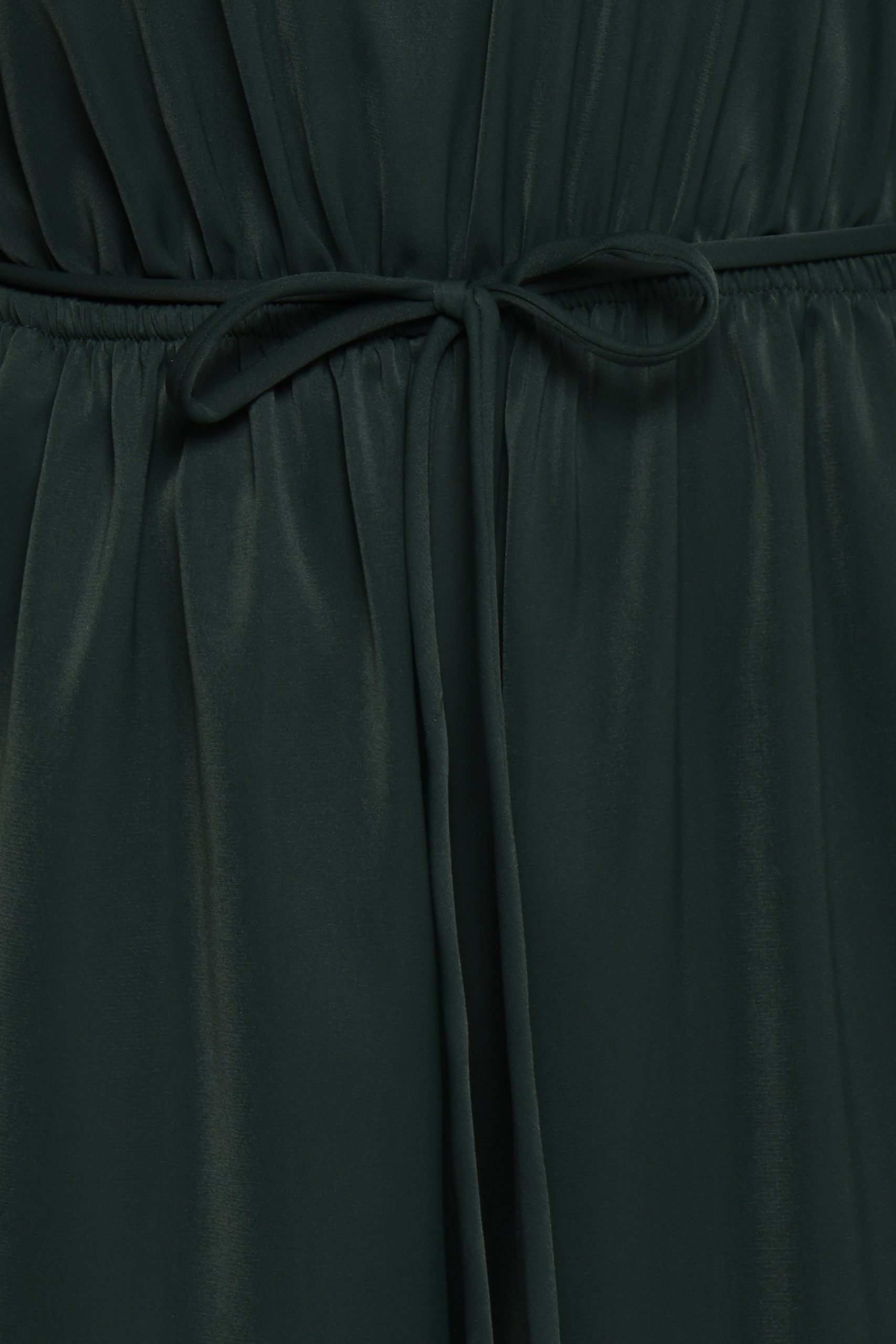 Hedda One Shoulder Jumpsuit - Emerald - Image 5