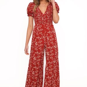 Herring Jumpsuit - Red