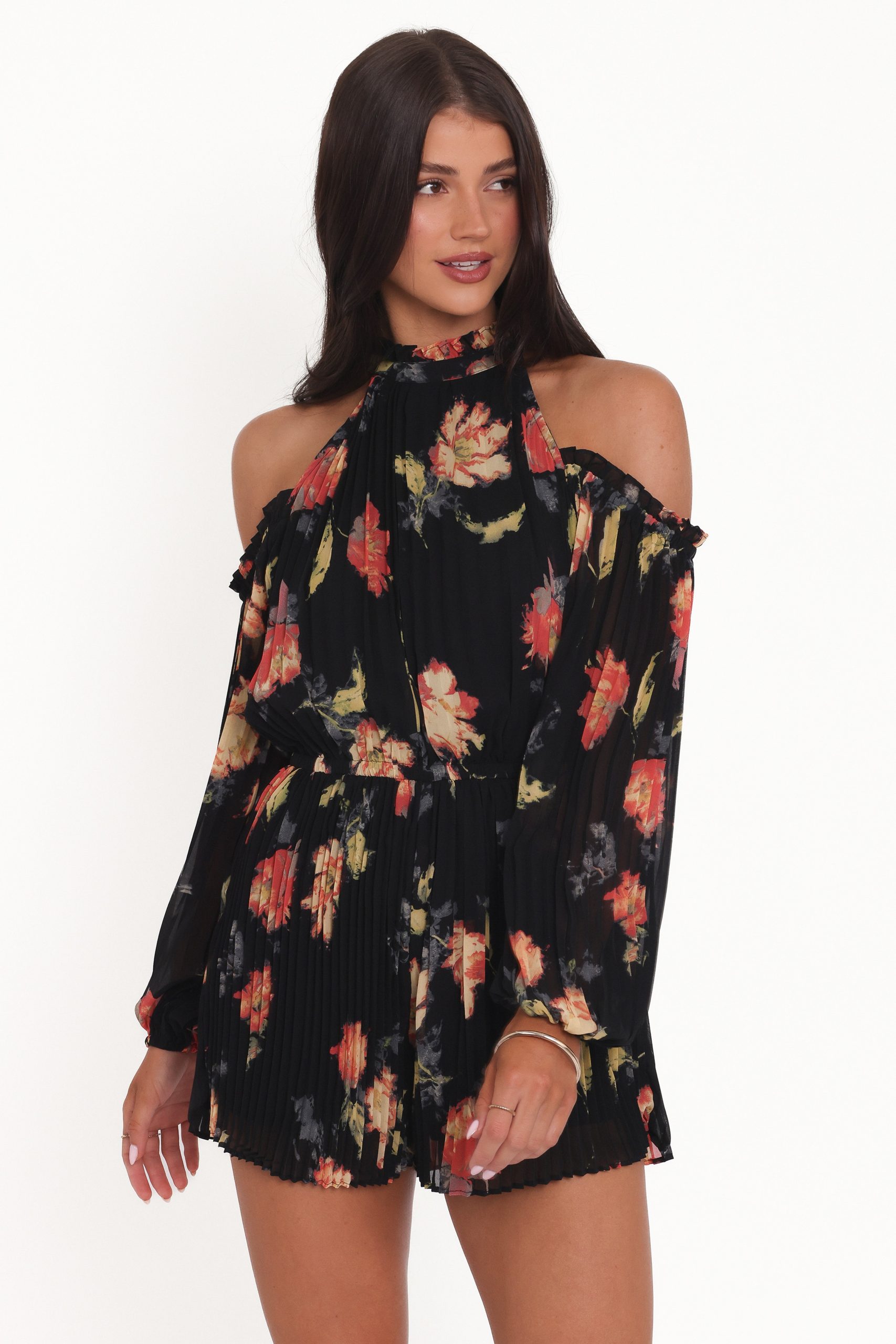 Hillary Romper - Black Floral - Image 2