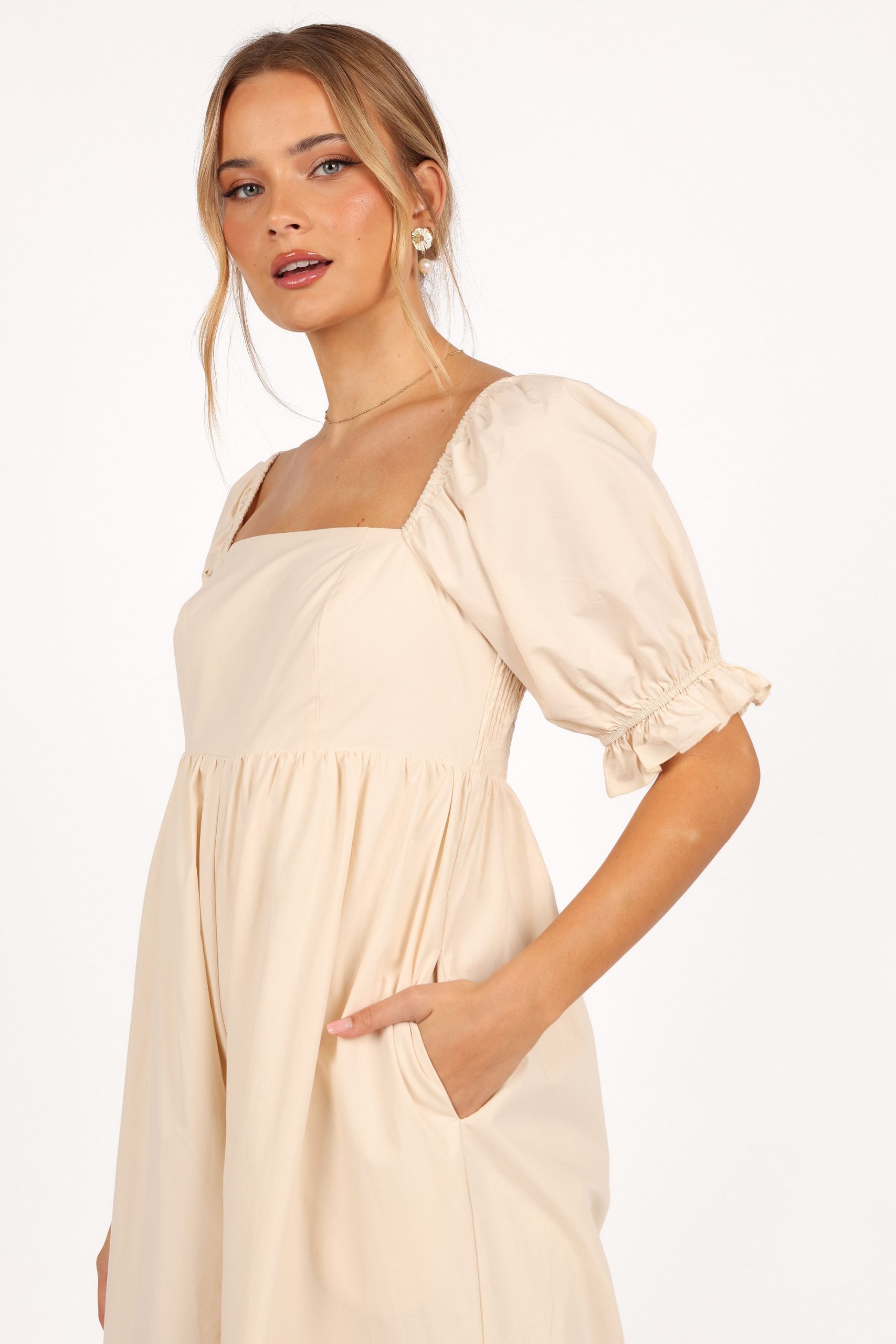 Juliette Jumpsuit - Ecru - Image 3