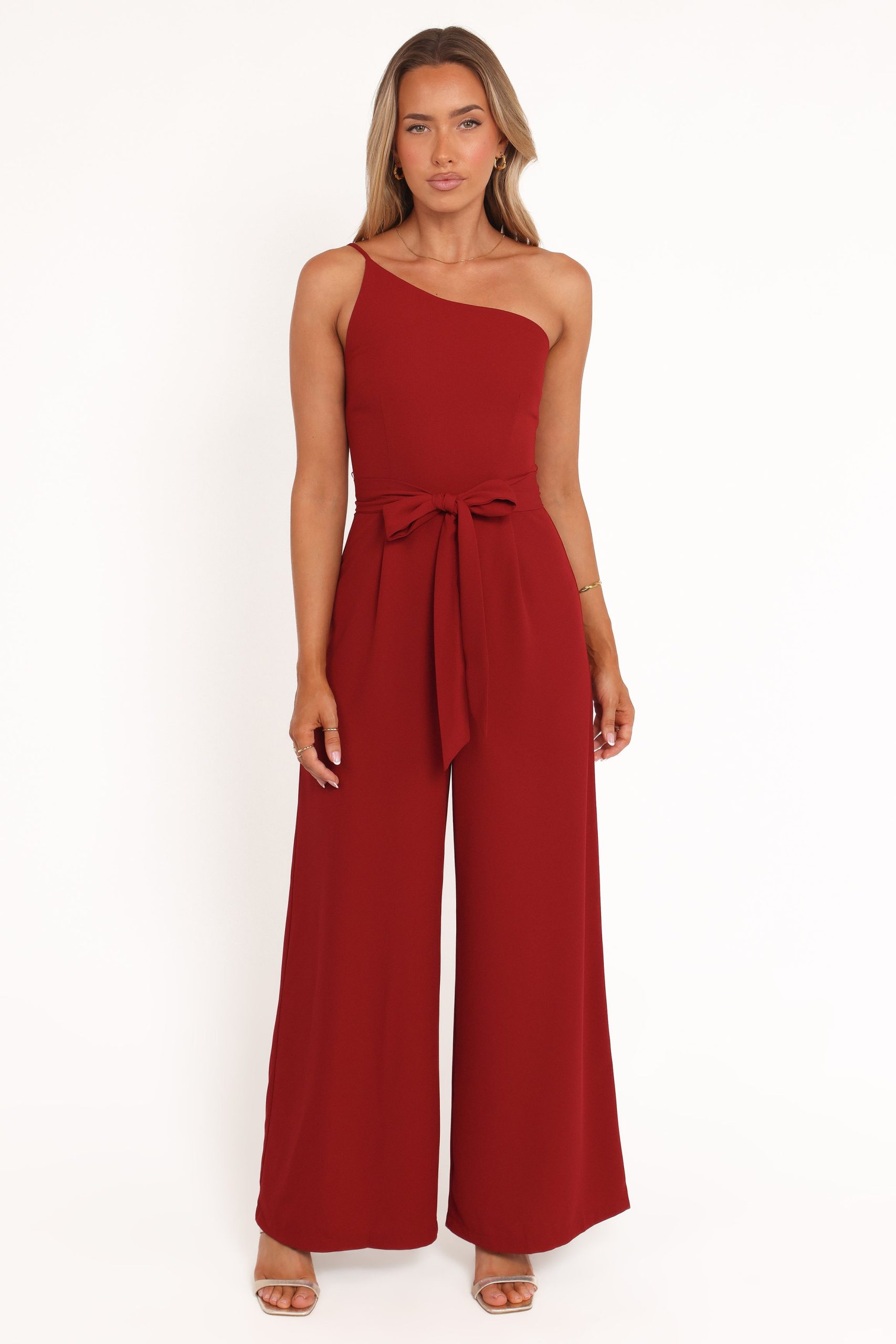 Leyton Jumpsuit - Deep Red - Image 2