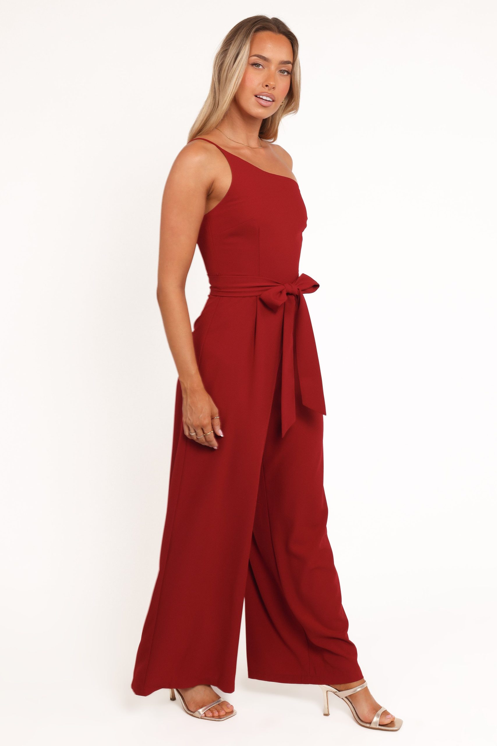 Leyton Jumpsuit - Deep Red - Image 6