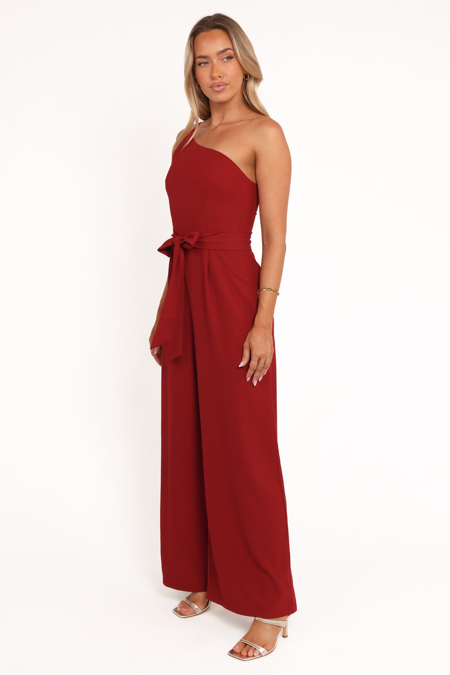Leyton Jumpsuit - Deep Red - Image 4