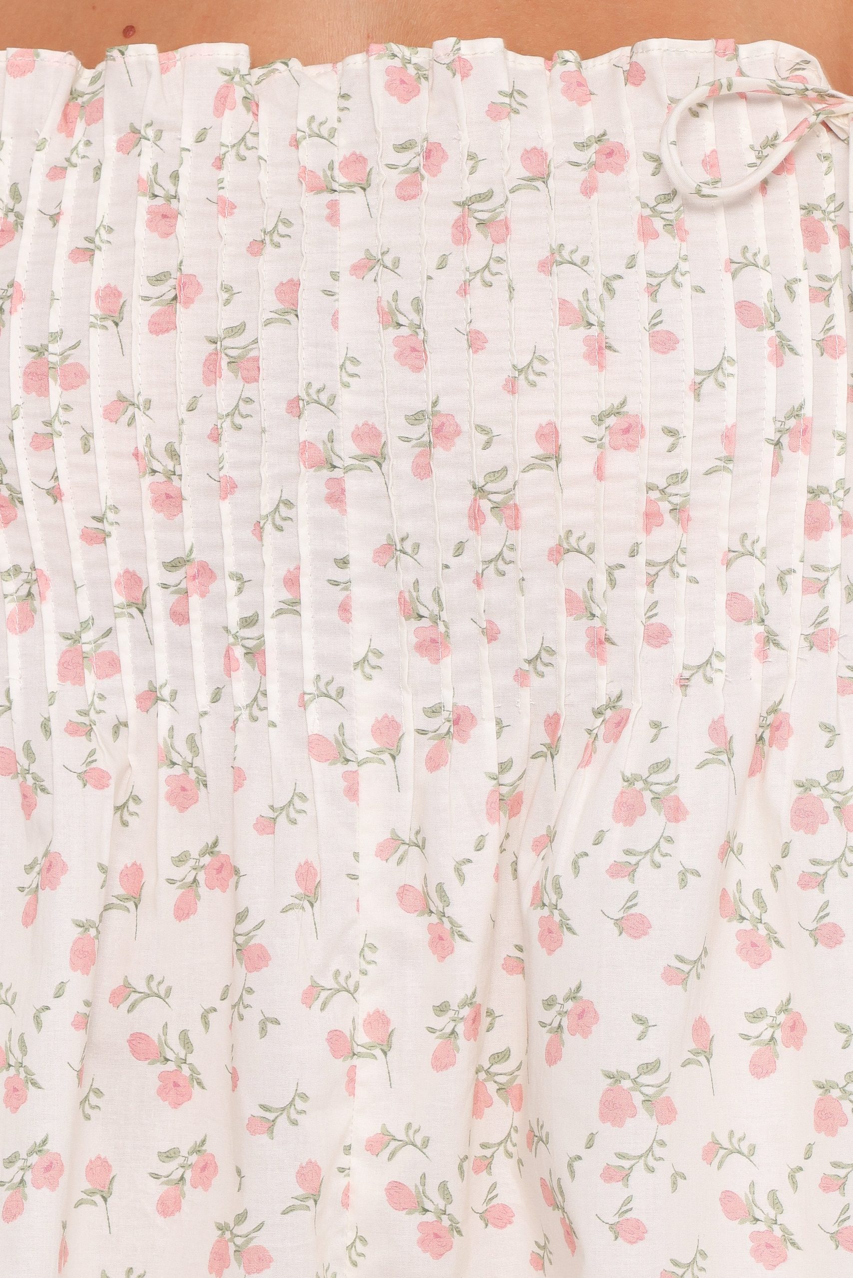 Liora Romper - Peach Ditsy Floral - Image 7