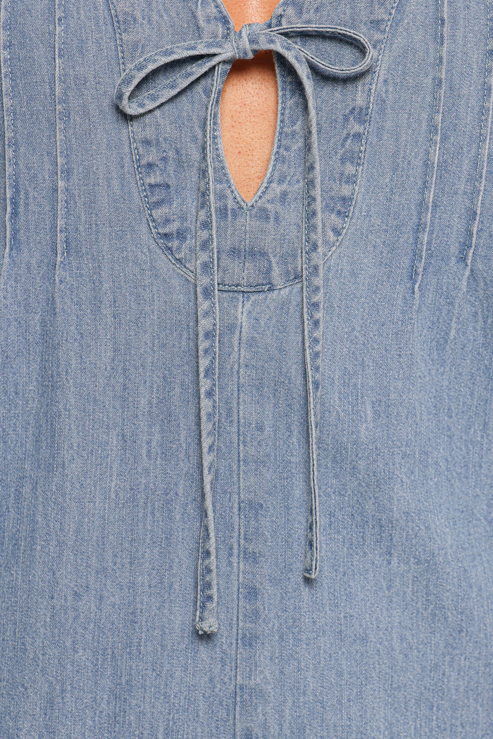 Marilla Romper - Light Denim - Image 6