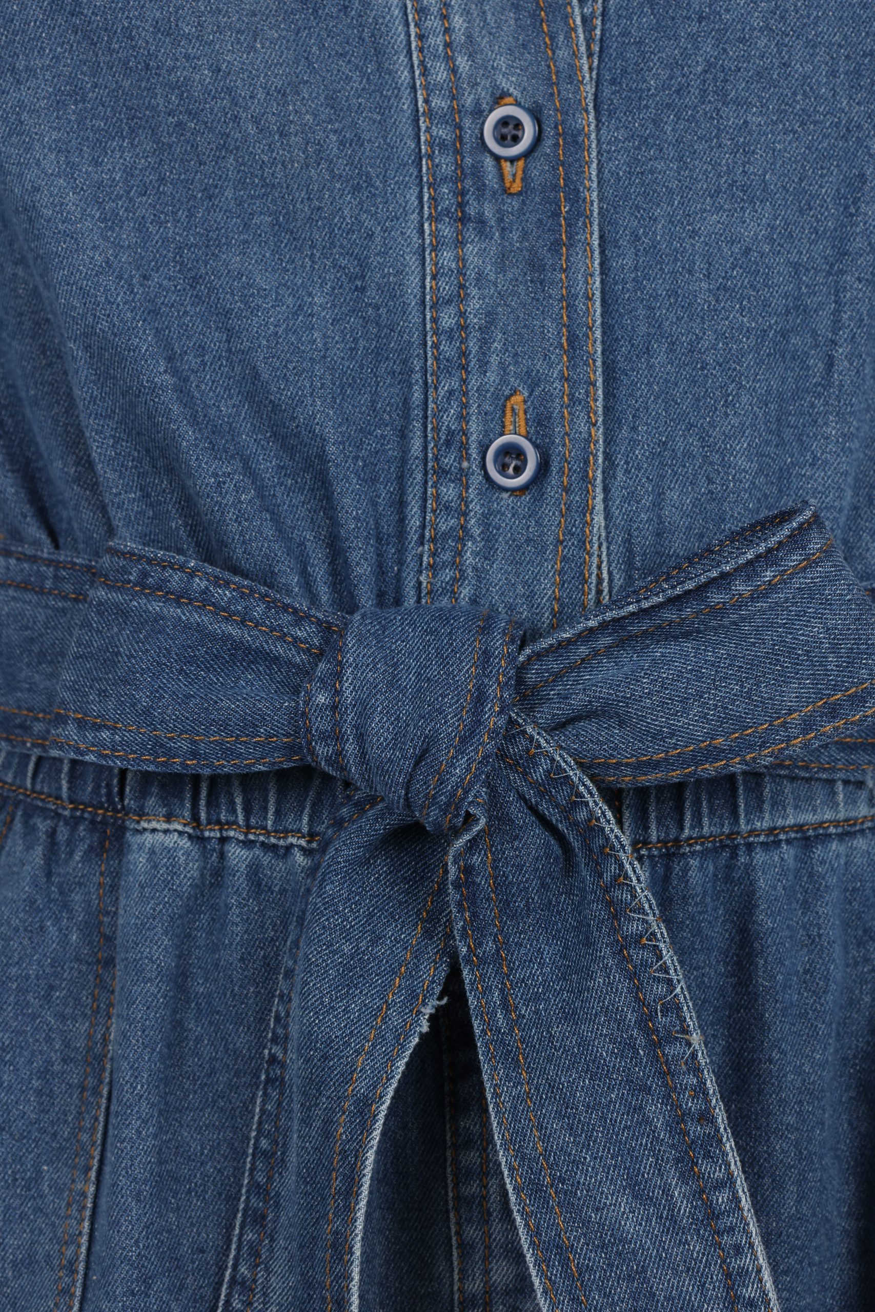 Mia Romper - Medium Denim - Image 7
