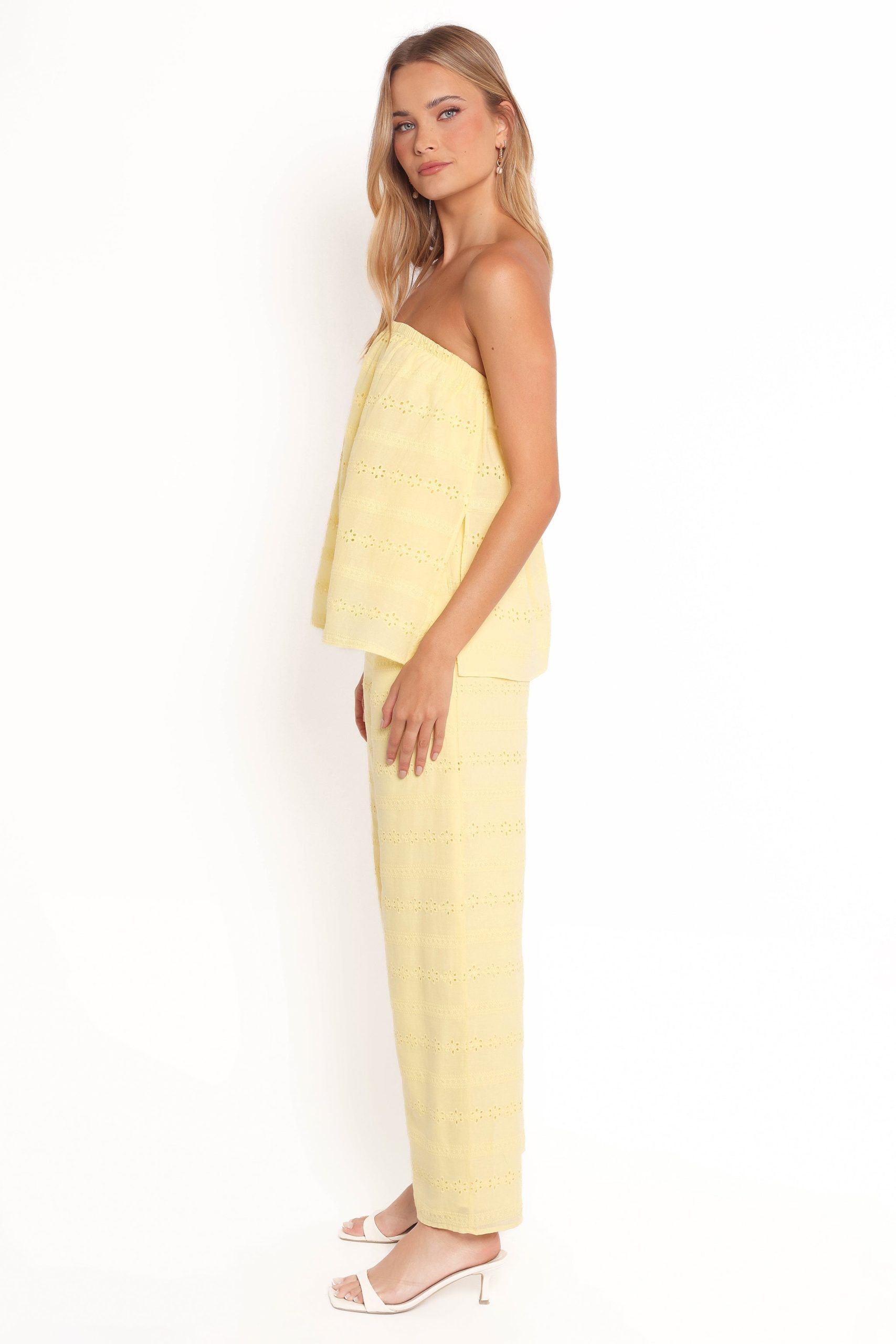Michele Strapless Jumpsuit - Butter Yellow - Image 5