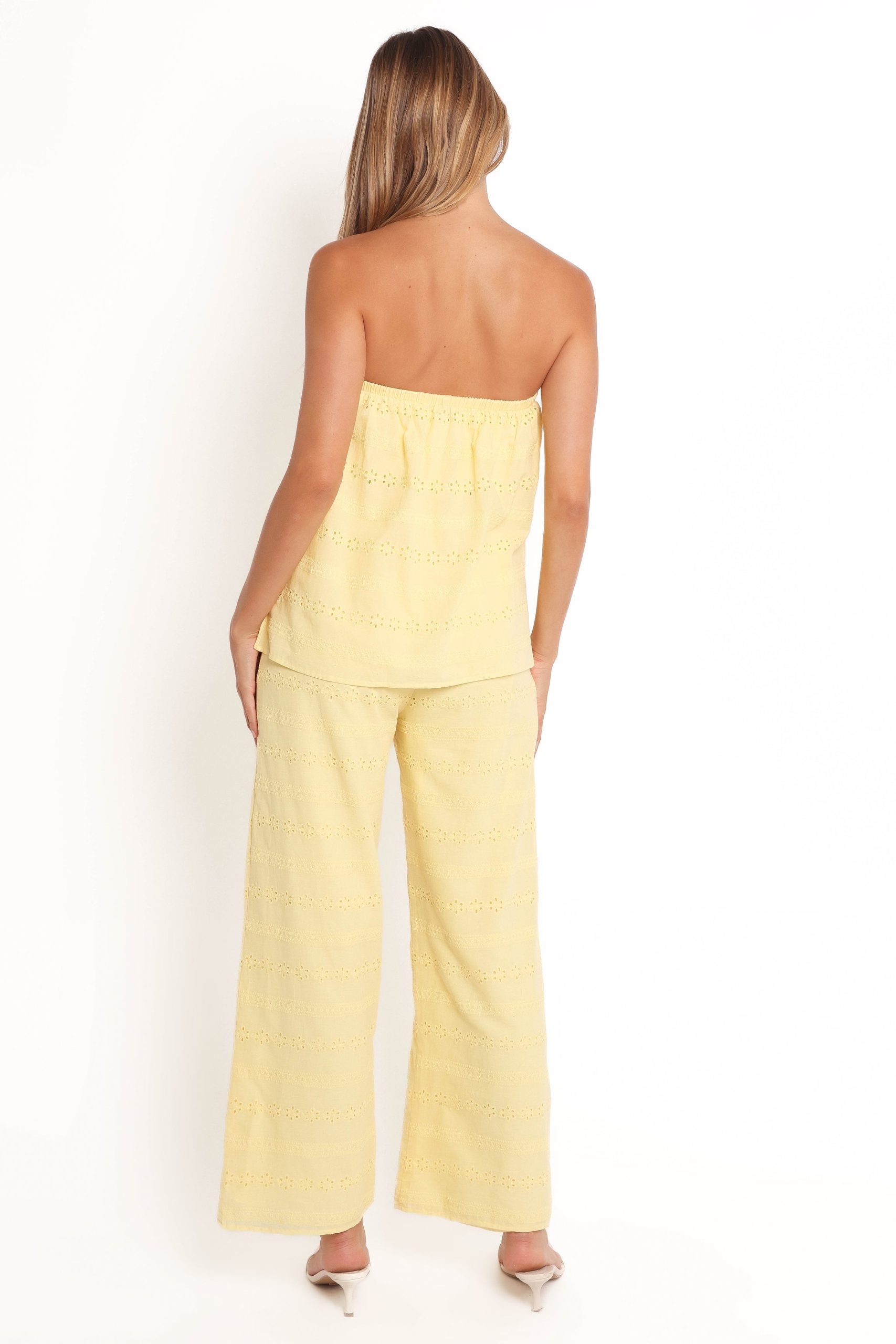 Michele Strapless Jumpsuit - Butter Yellow - Image 6