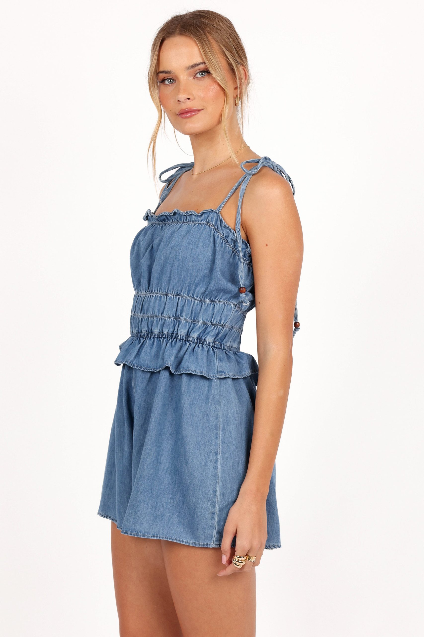 Miller Romper - Light Indigo - Image 3