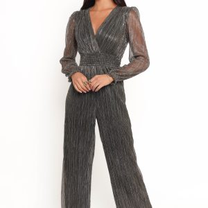 Mossie Long Sleeve Jumpsuit - Moonlight Gold