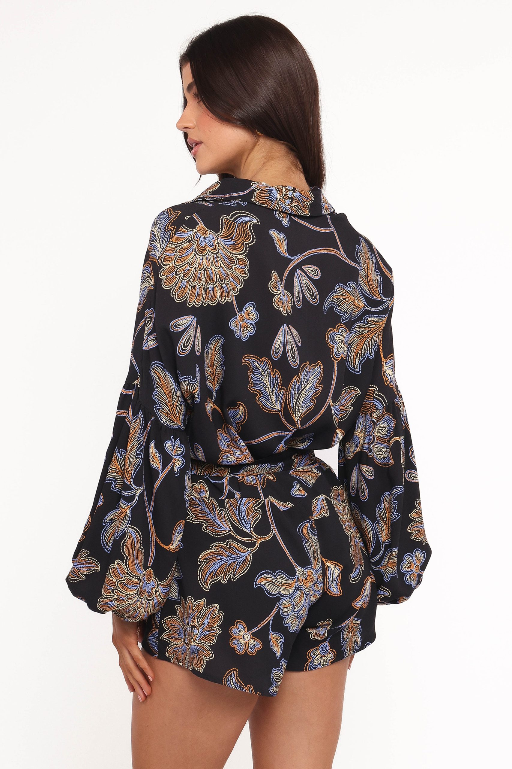 Pali Romper - Black Floral - Image 4