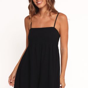 Quinley Romper - Black