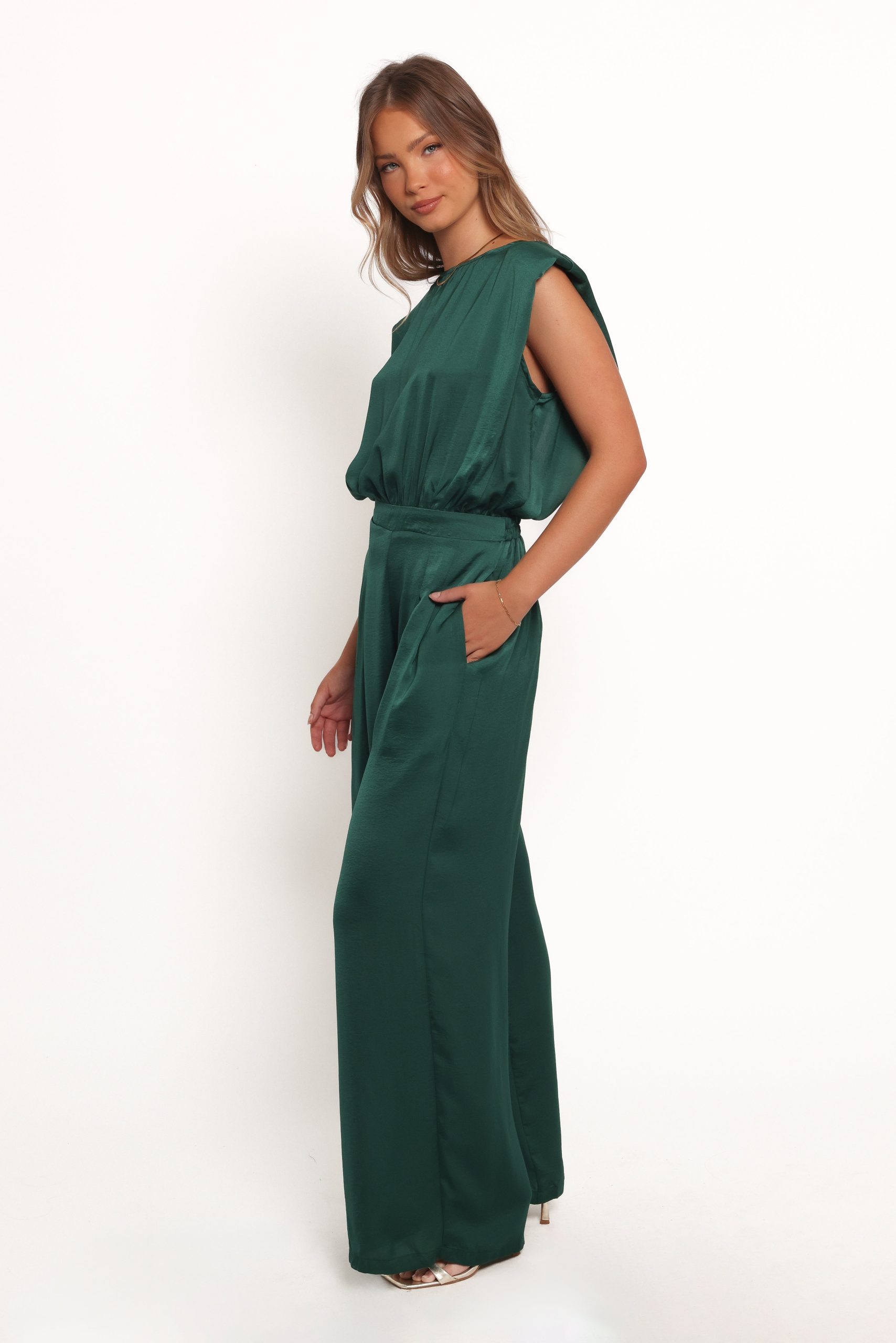 Rema Jumpsuit - Dark Green - Image 3