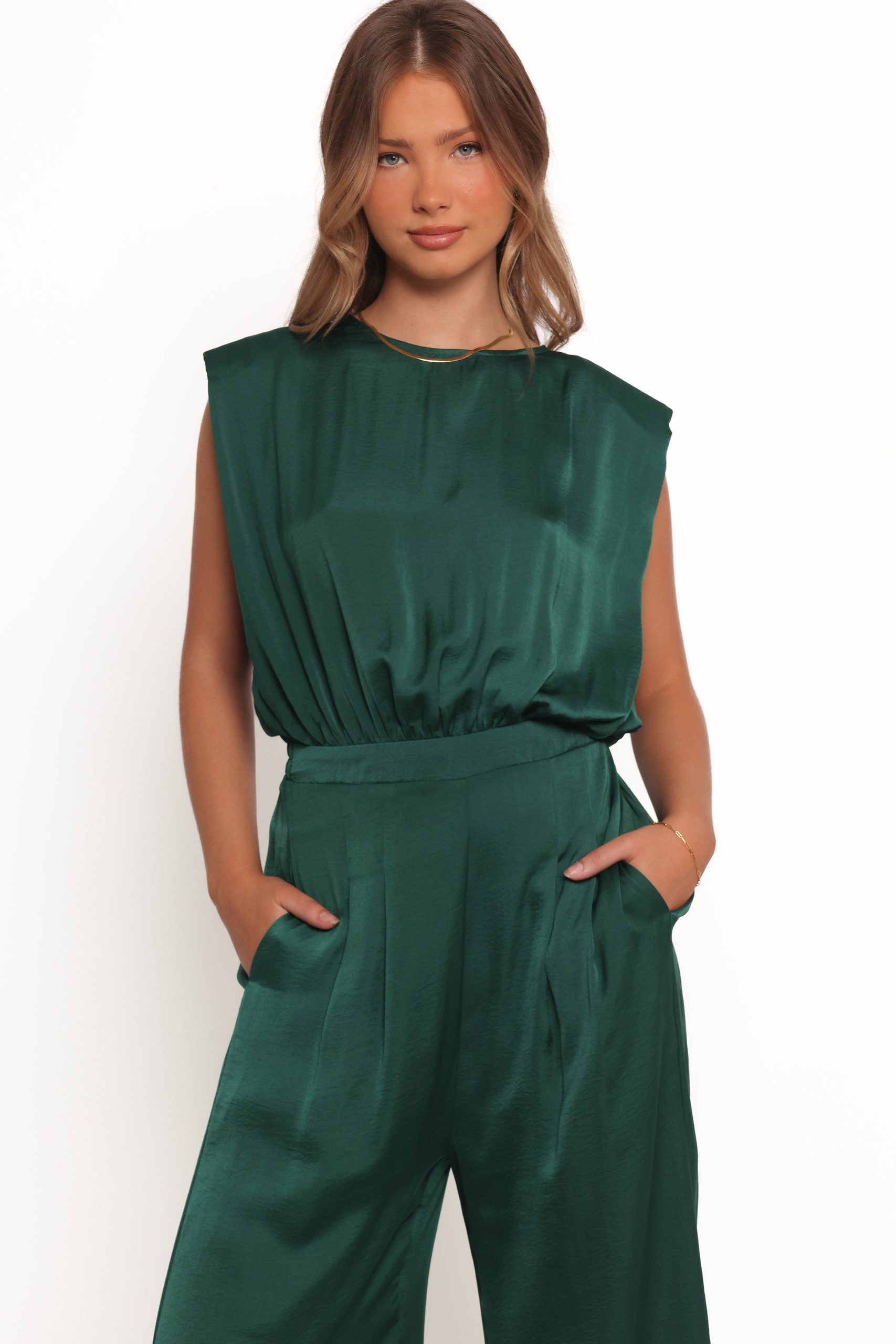 Rema Jumpsuit - Dark Green - Image 6