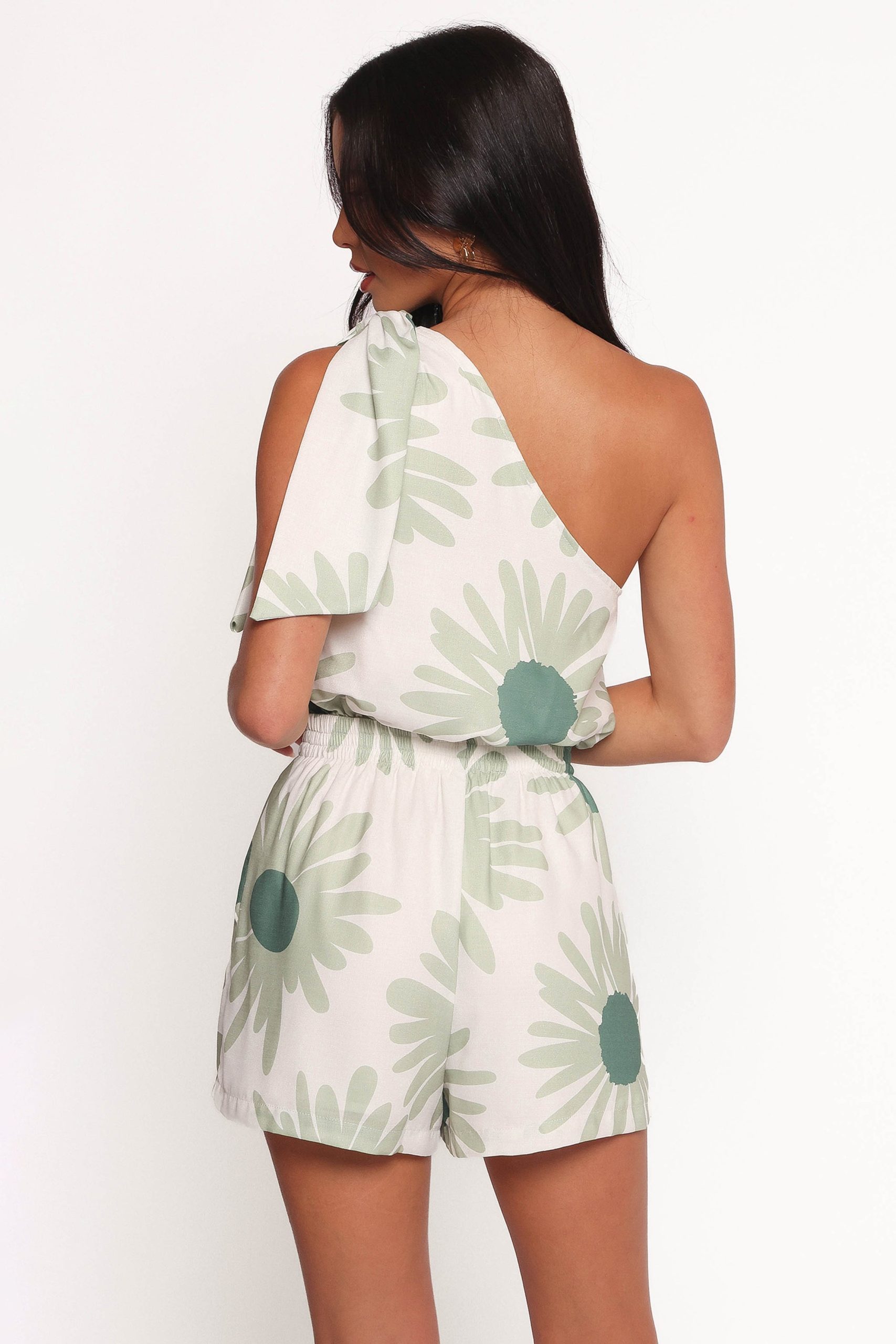 Sally Romper - Green Floral - Image 4