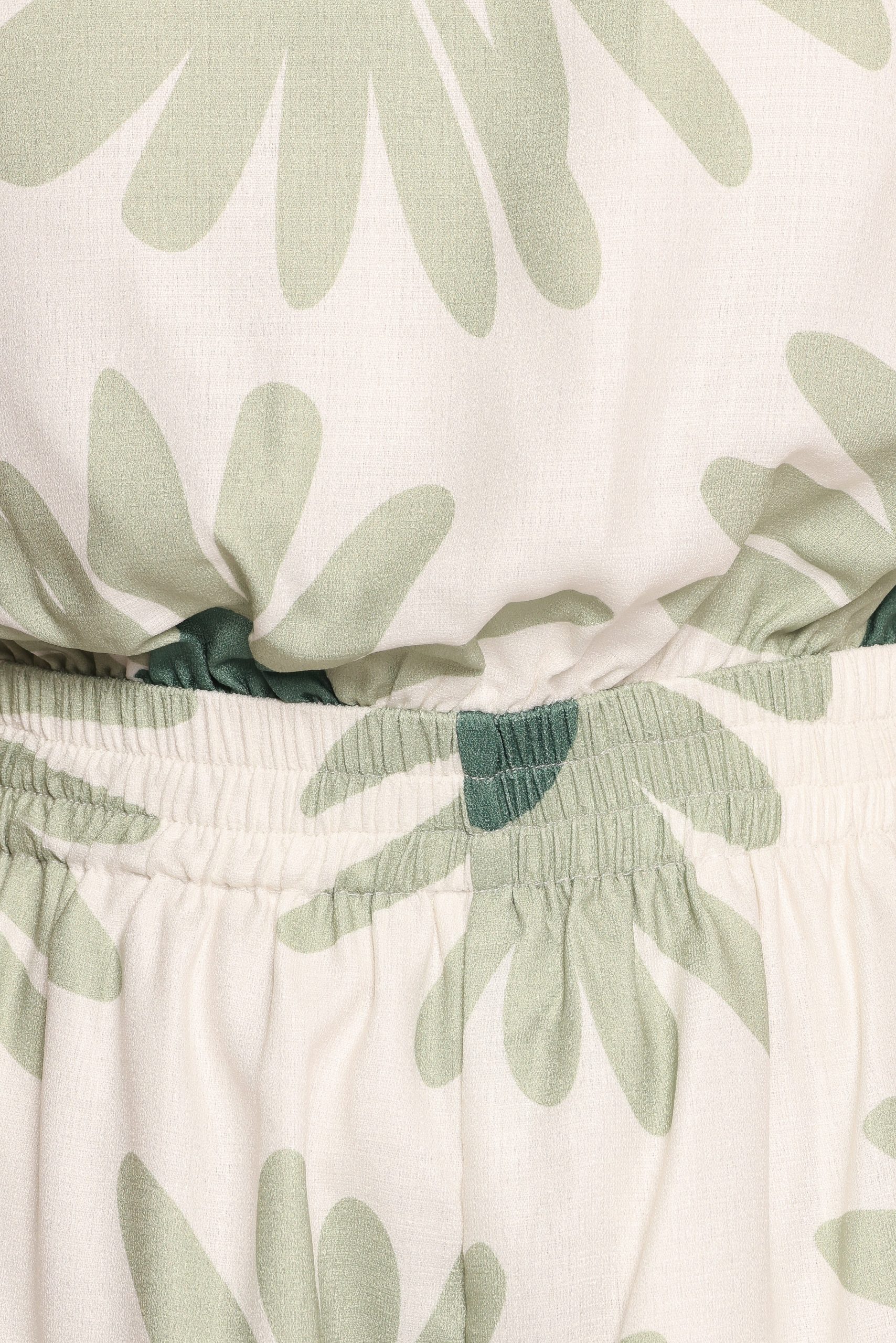 Sally Romper - Green Floral - Image 7