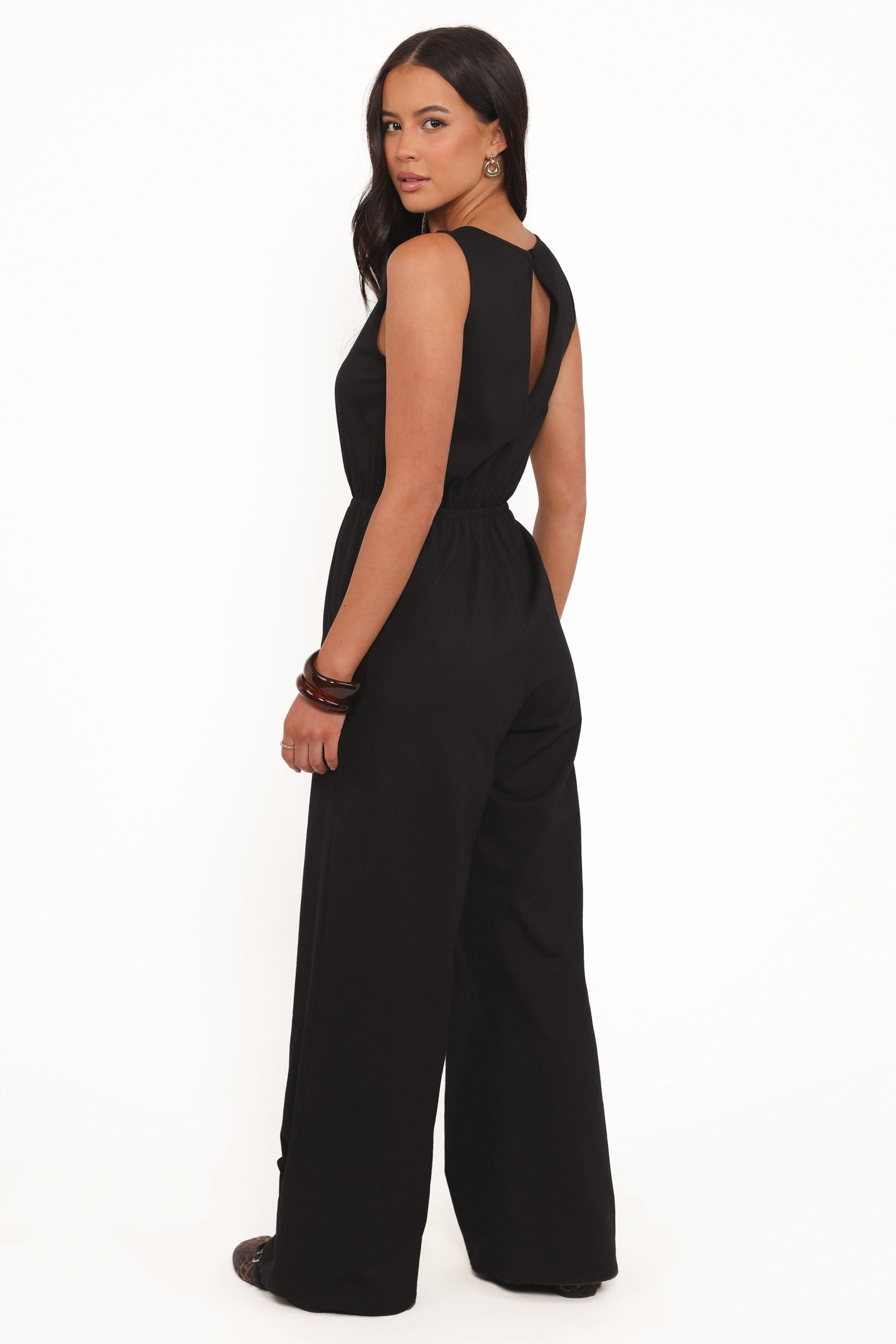Sansa Stretch Jumpsuit - Black - Image 4