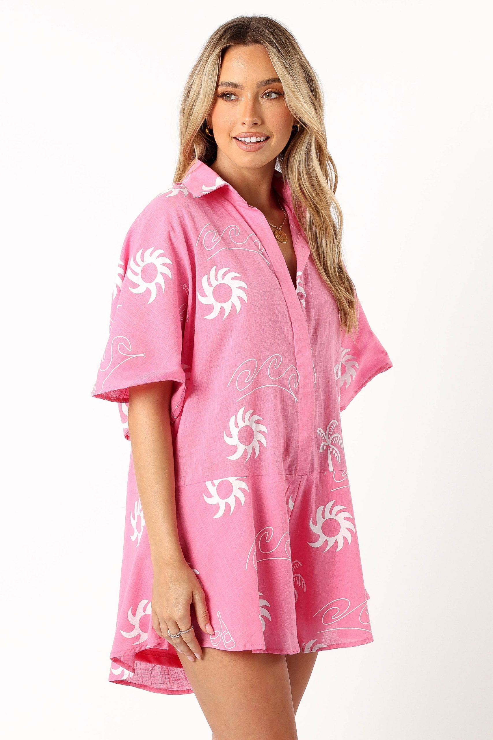 Sebastian Romper - Pink White - Image 5