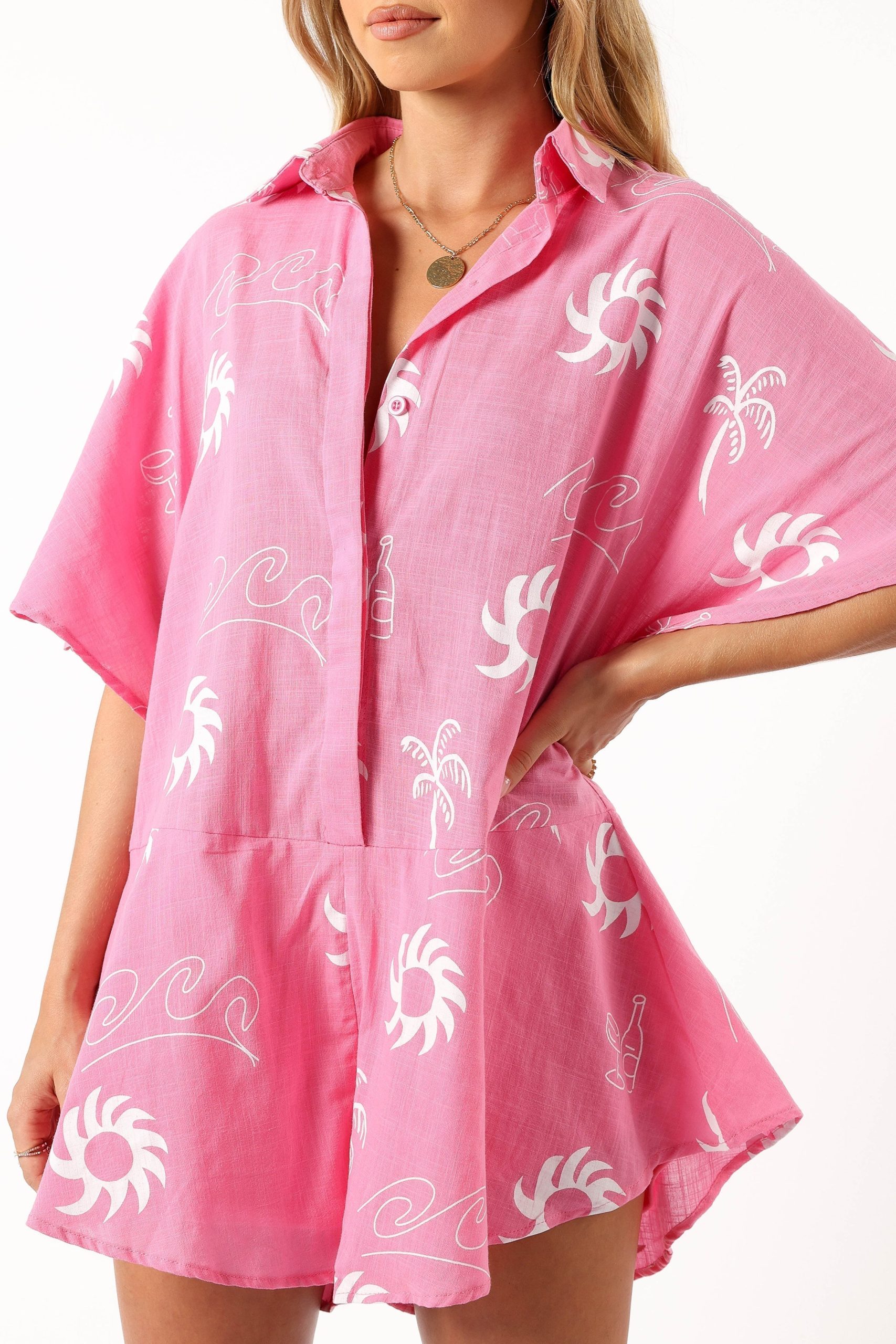 Sebastian Romper - Pink White - Image 7