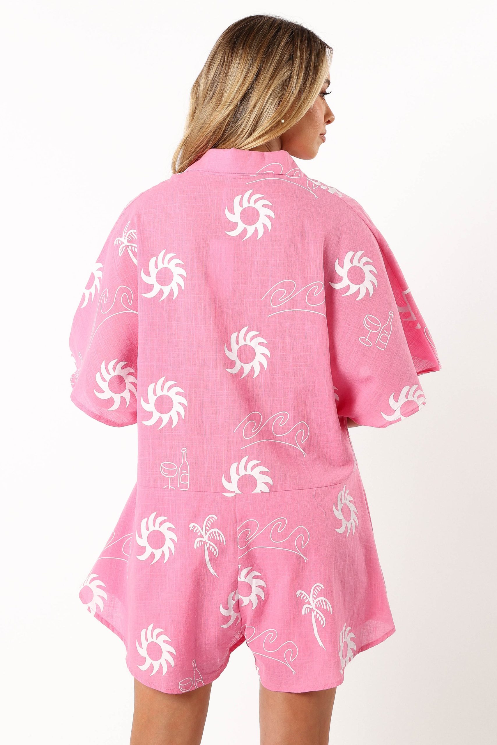 Sebastian Romper - Pink White - Image 4